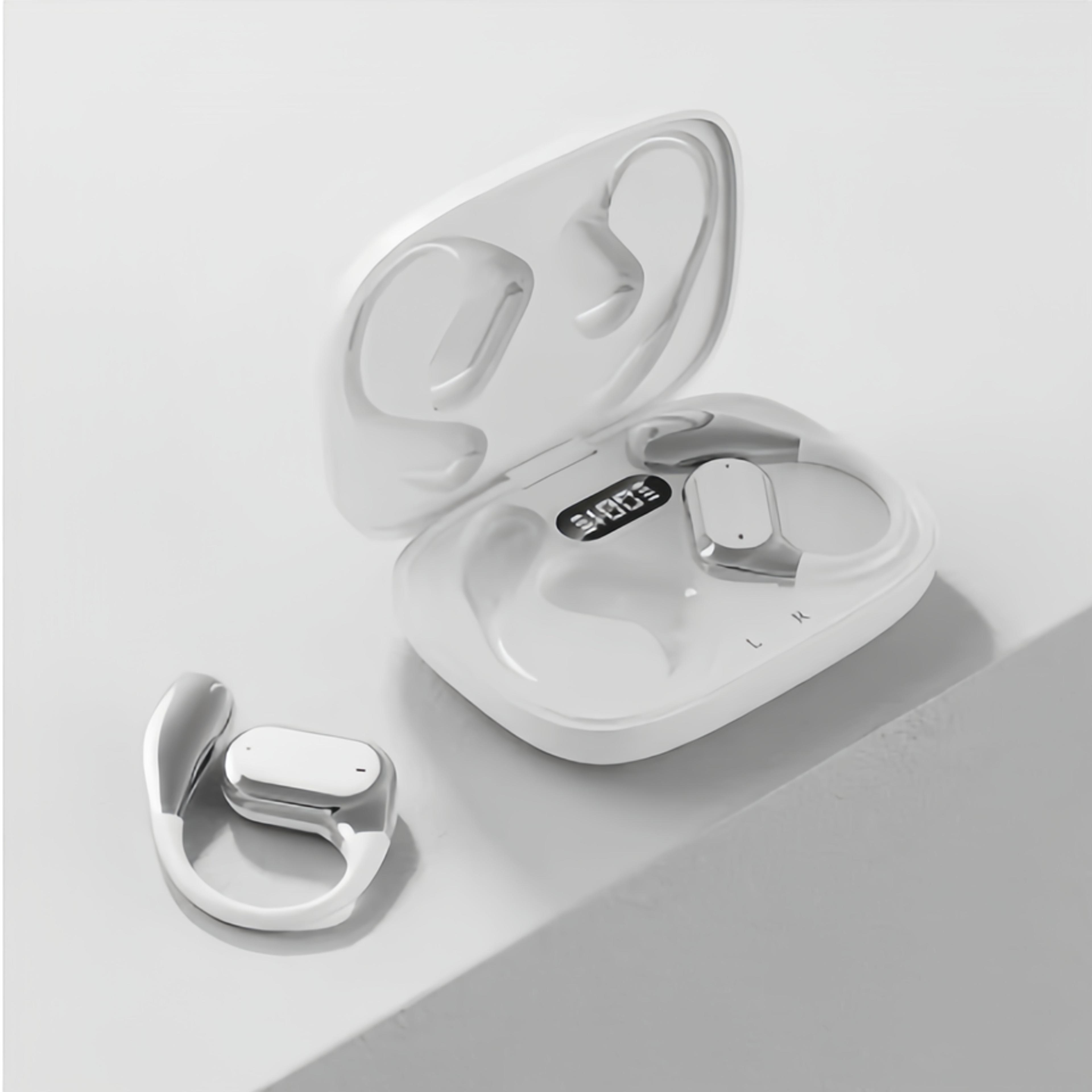 open ear bone conduction bluetooth headphones for running and active listening