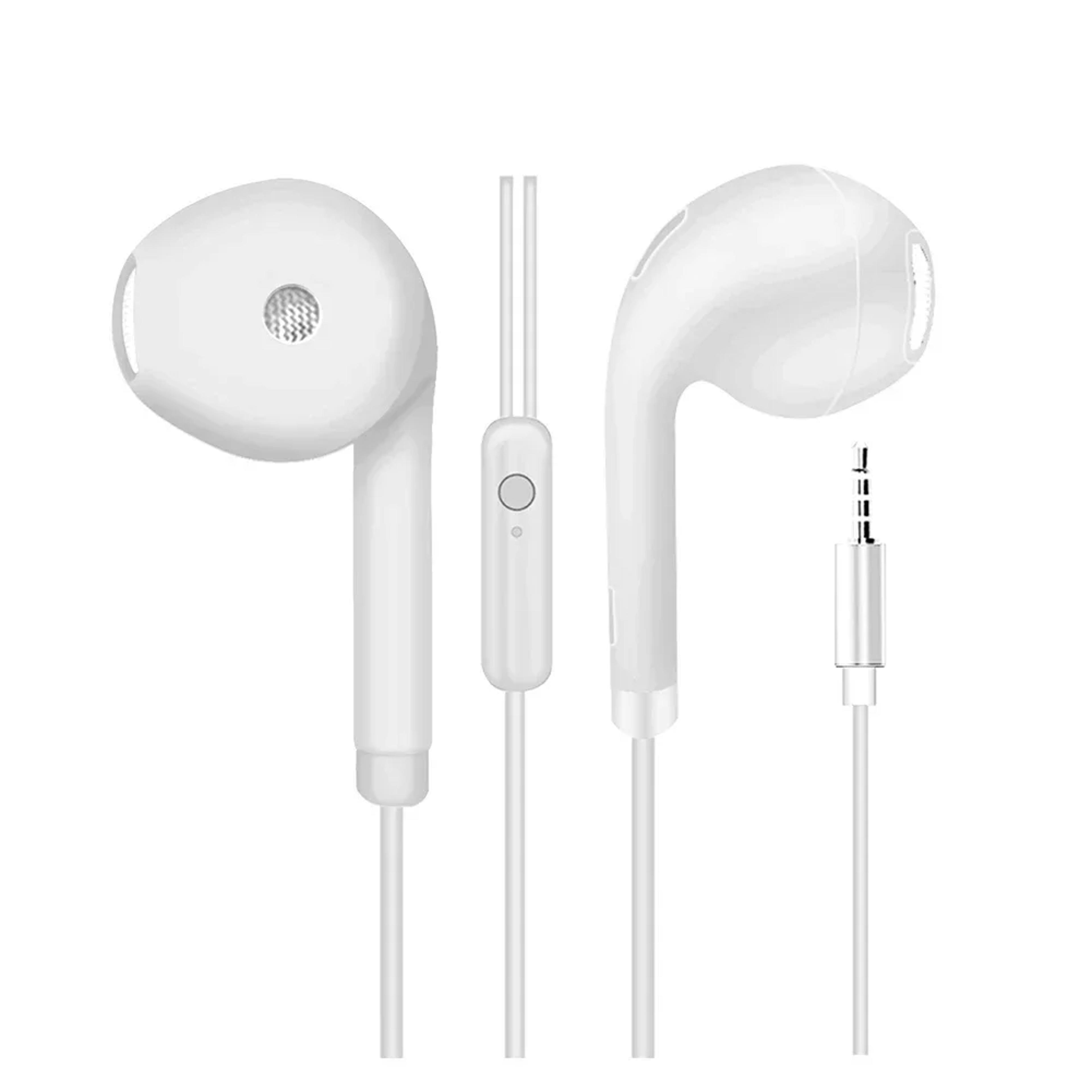 macaron 3.5mm wired earbuds with microphone for music and calls