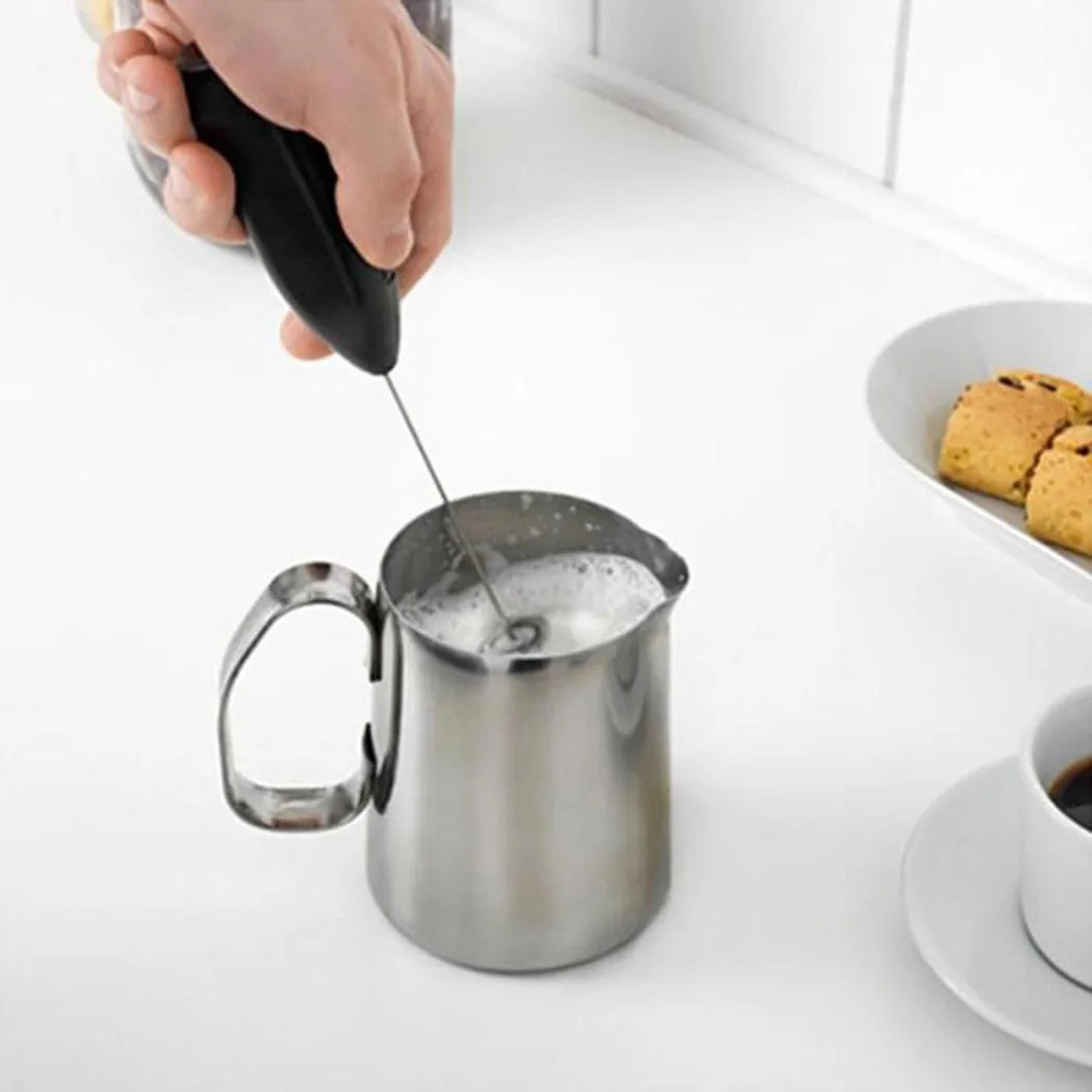 mini handheld milk frother and electric coffee whisk