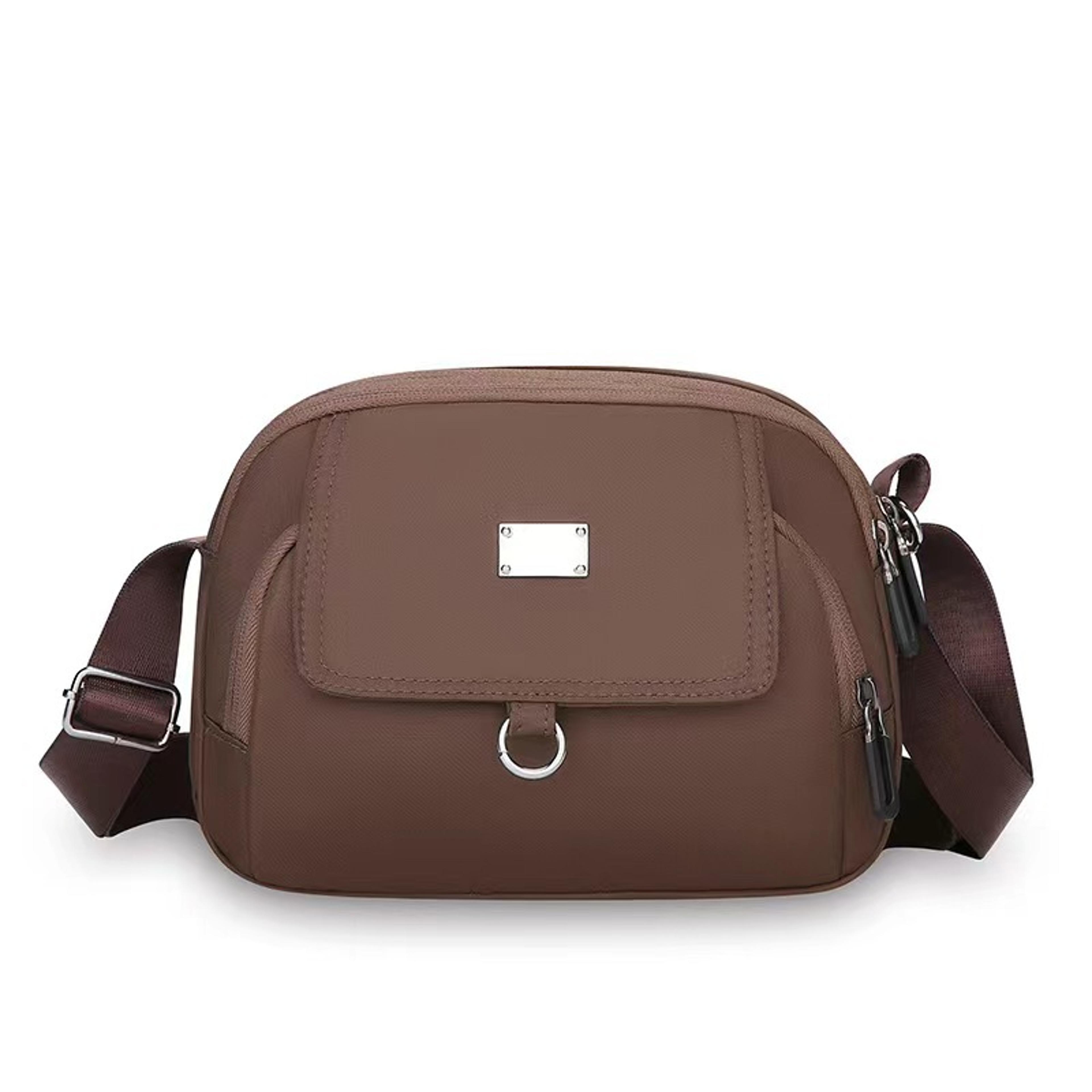 everyday multi pocket crossbody bag for women with adjustable strap