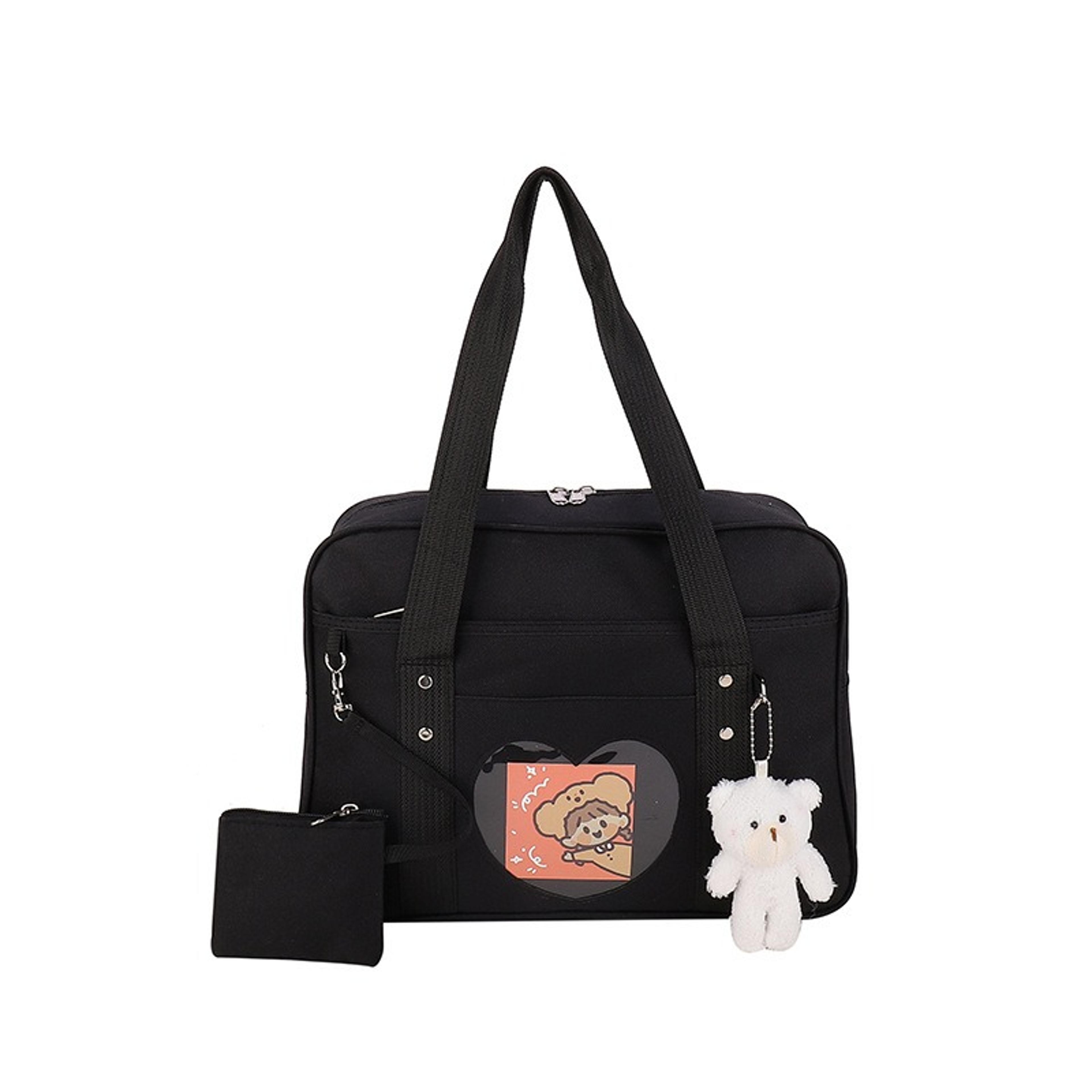 kawaii heart ita bag jk school shoulder handbag
