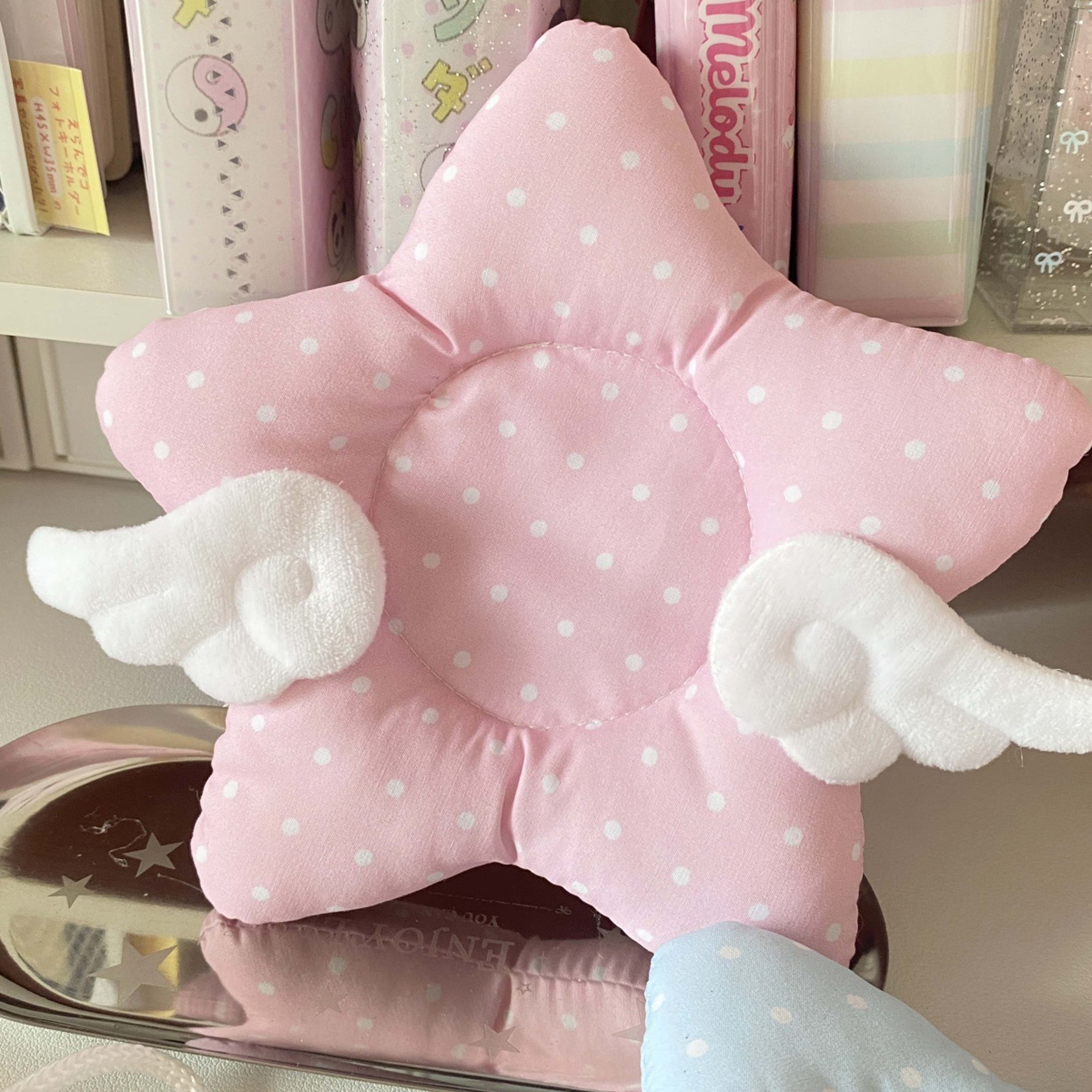 pastel star wing kawaii coaster cushioned heat resistant mug mat