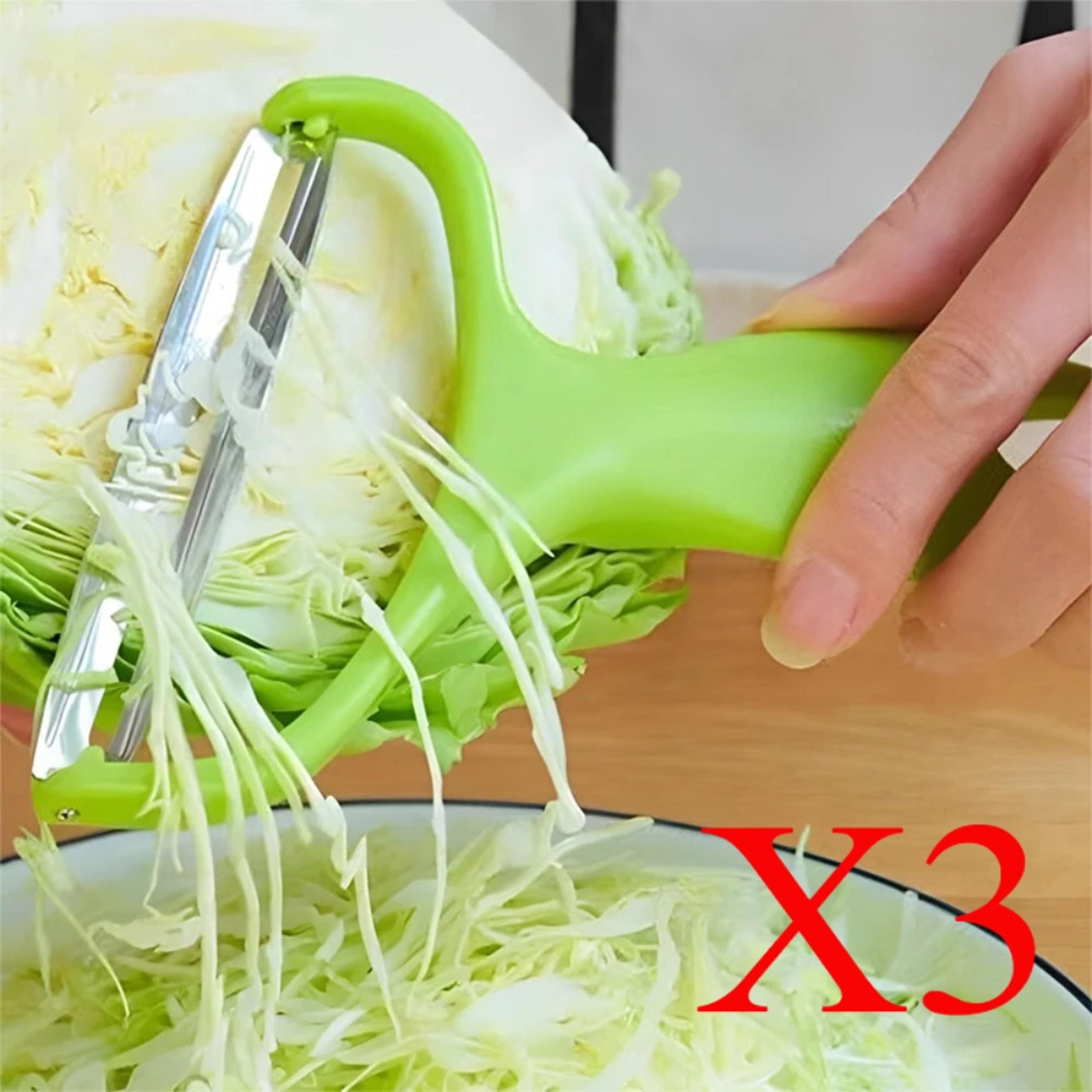 wide mouth stainless steel cabbage shredder and vegetable peeler