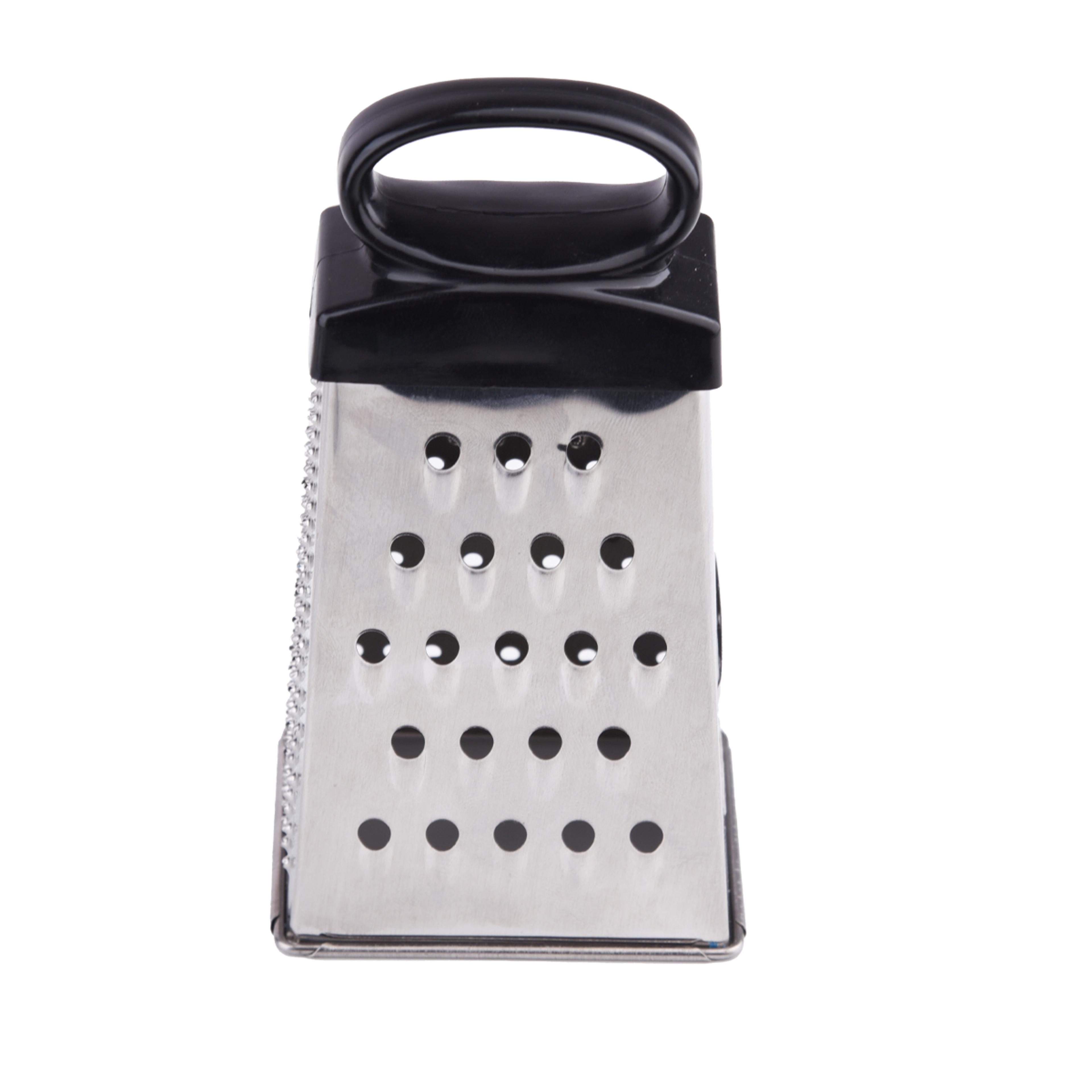 mini 4 sided stainless steel grater for cheese vegetables and zesting