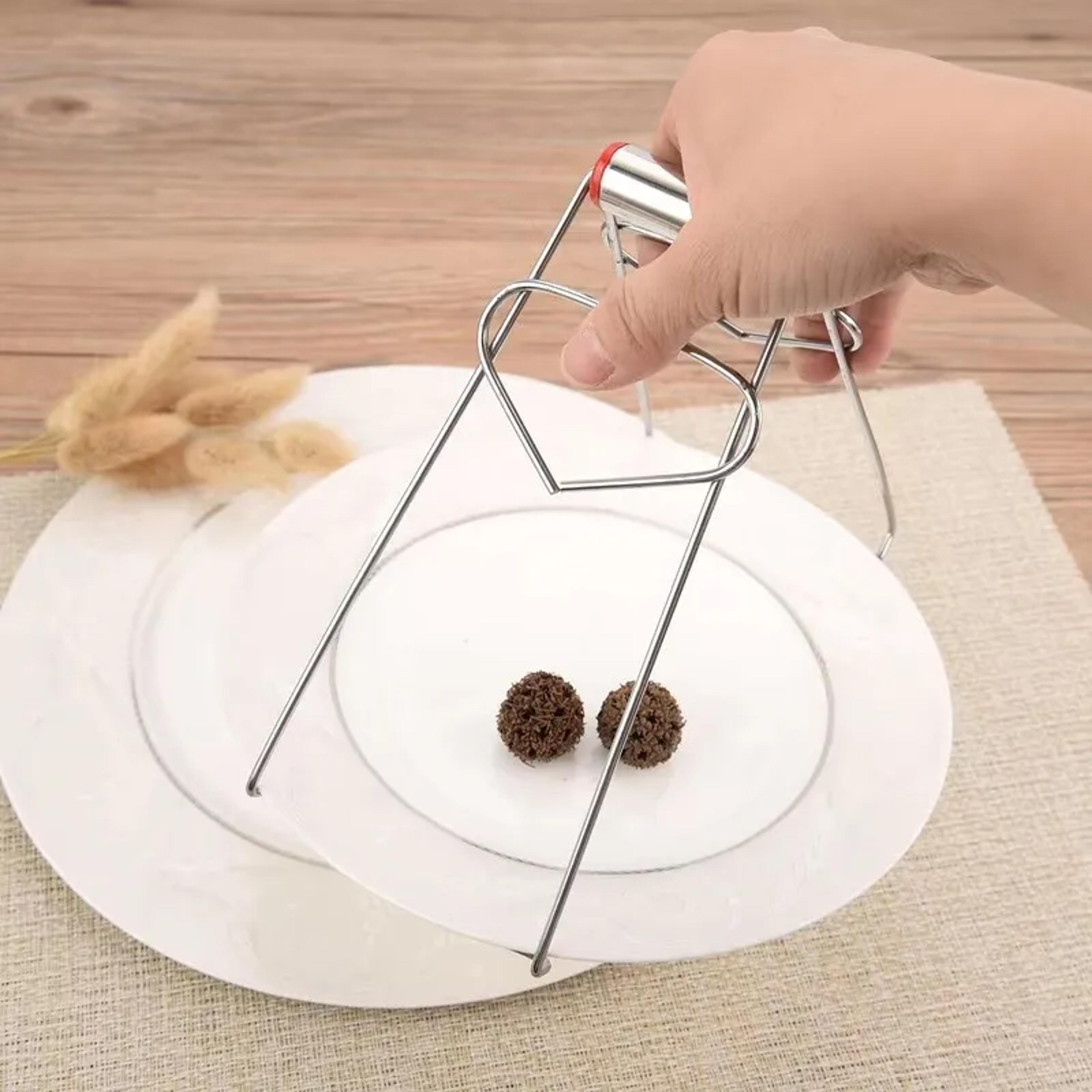 safegrip stainless steel hot bowl lifter and plate gripper kitchen clip