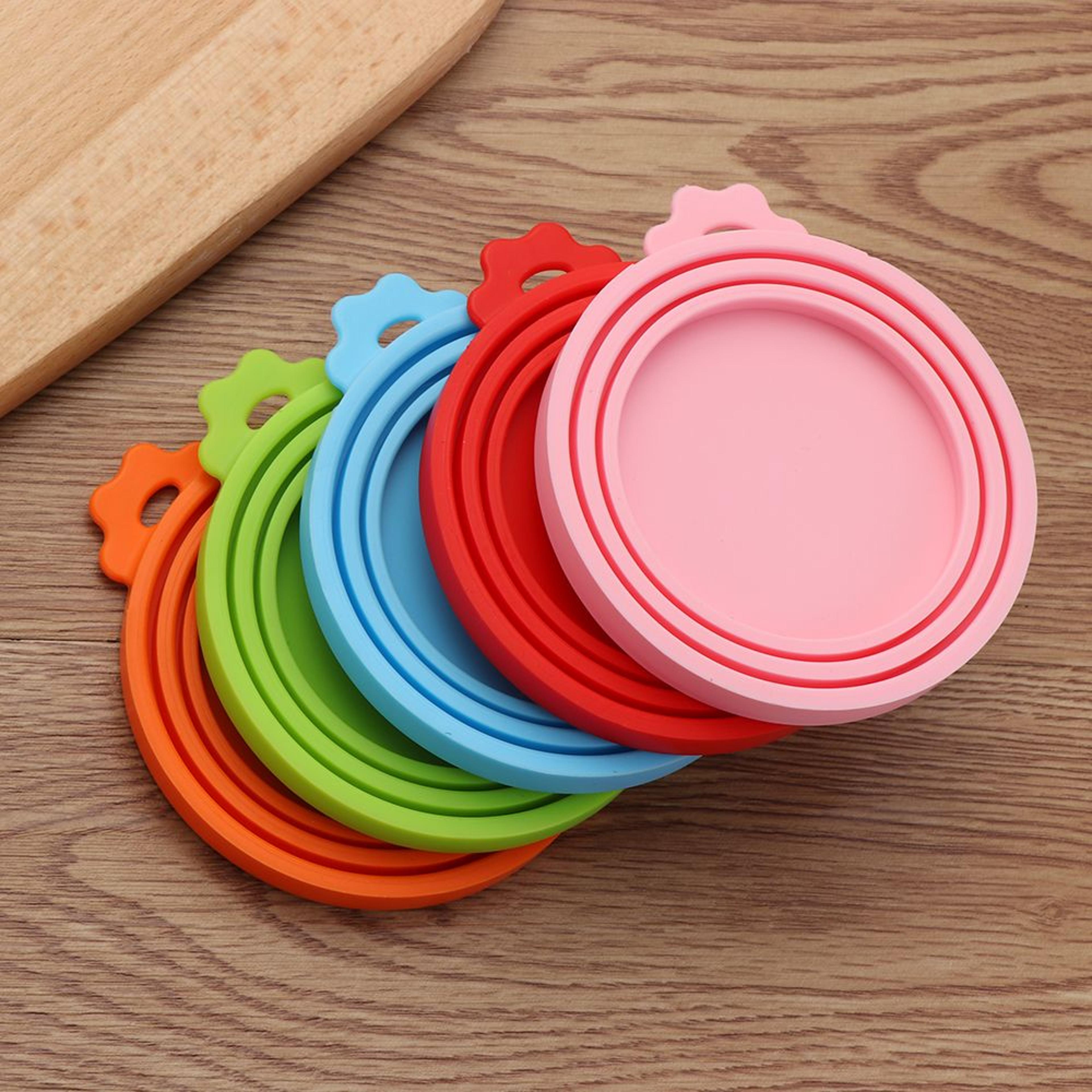 3 in 1 silicone can lid reusable pet food can cover for fresh storage