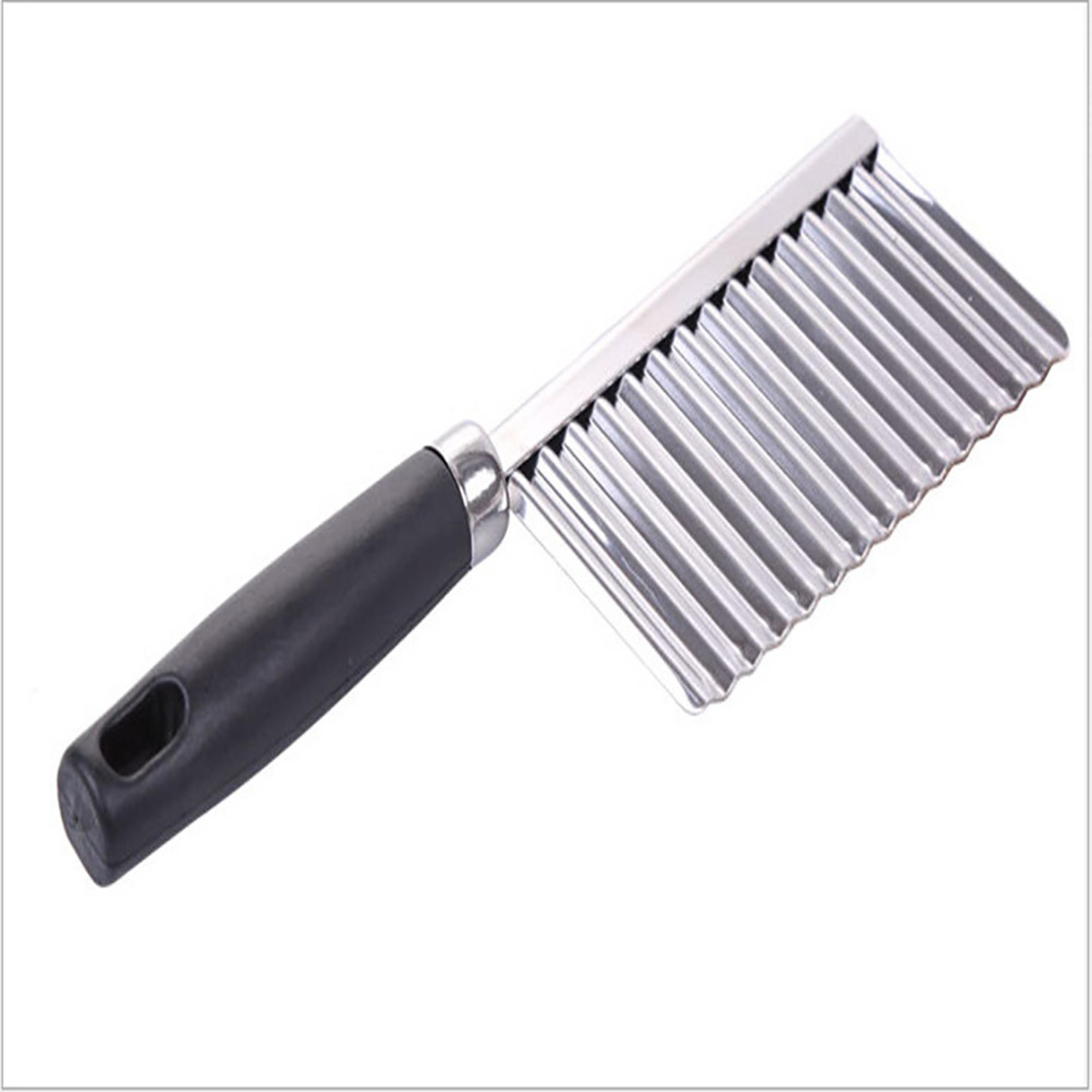 stainless steel crinkle cutter wavy potato cutter and vegetable slicer for fries