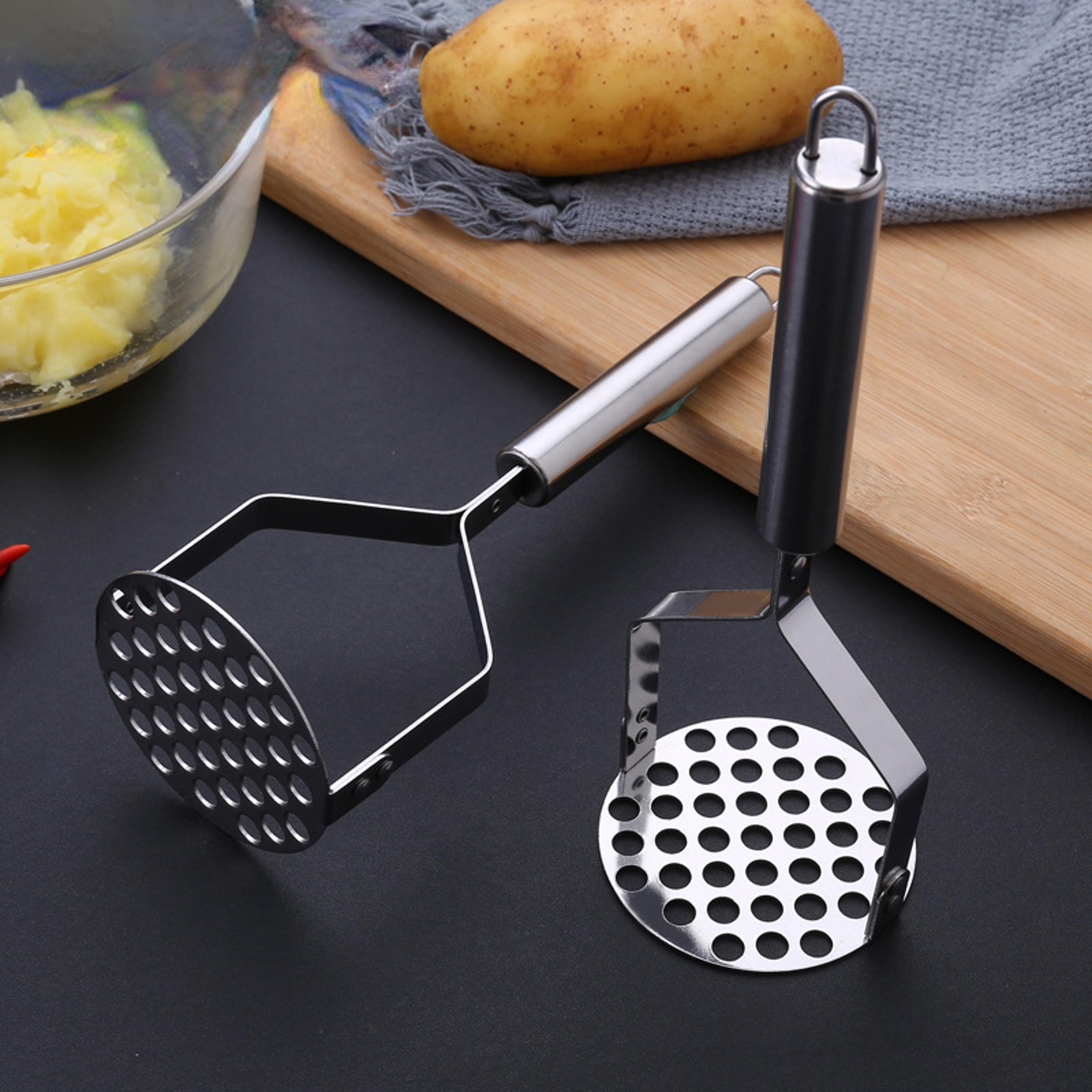 stainless steel potato masher manual vegetable and fruit press