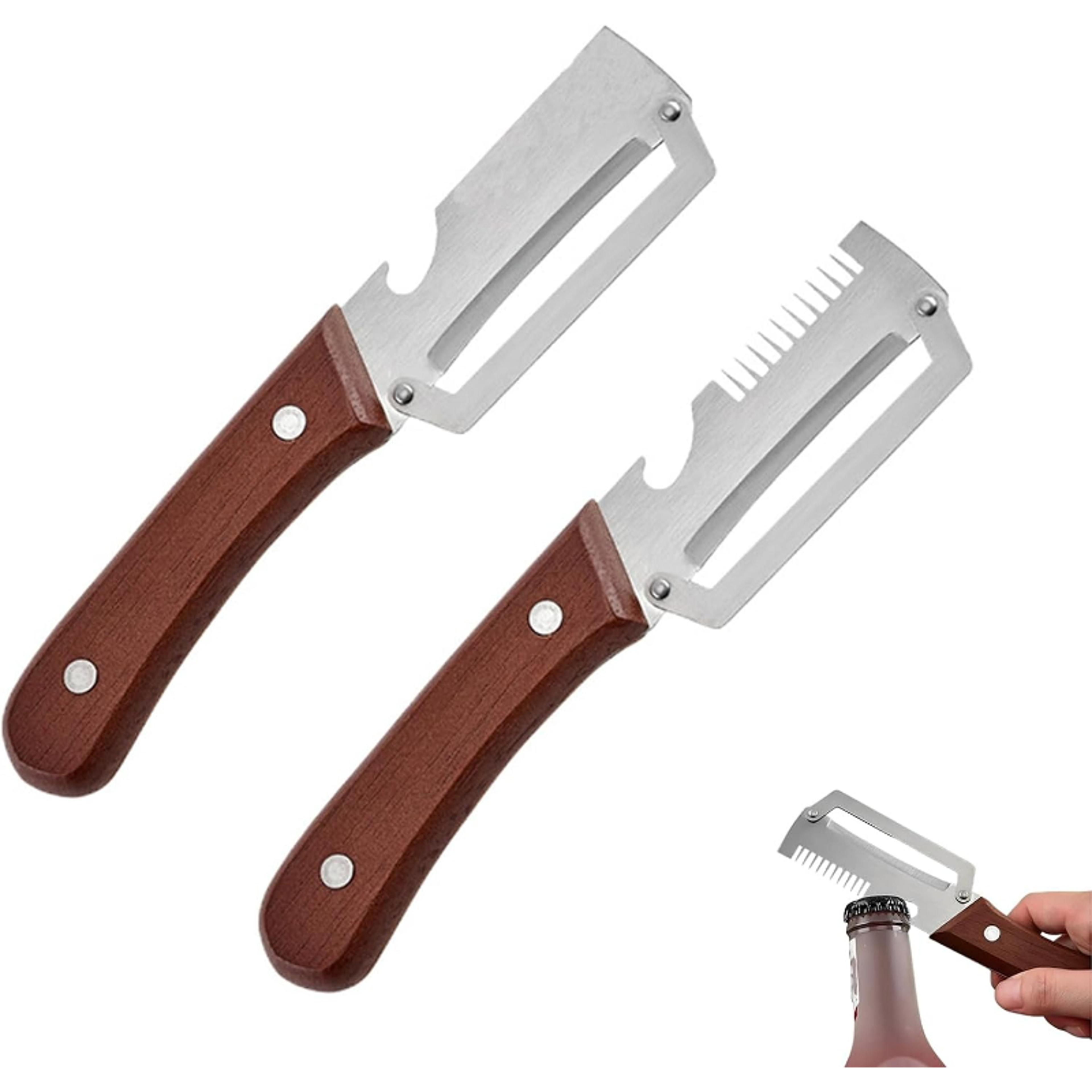 stainless steel vegetable peeler and vegetable slicer shredder set