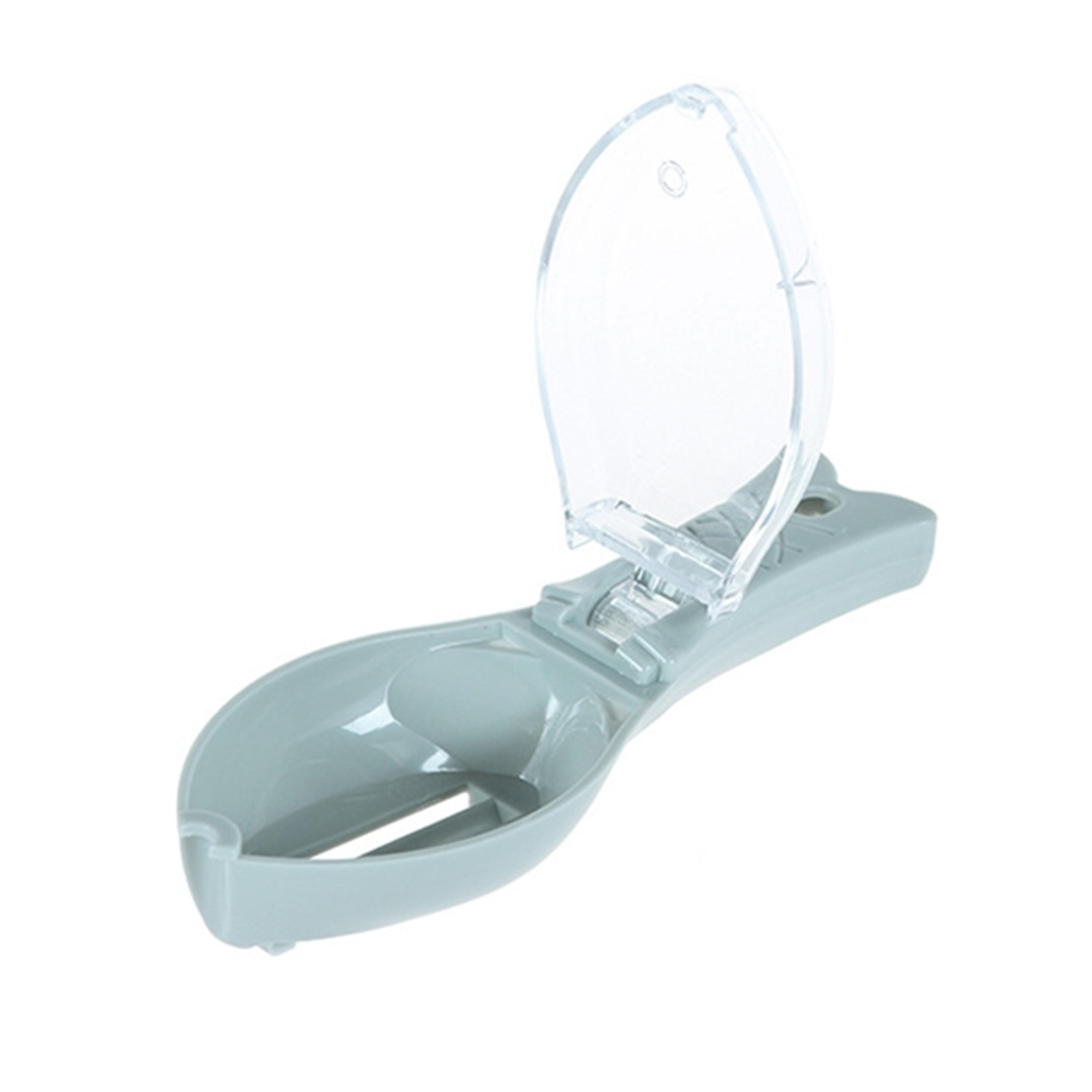 mess free fish scale scraper with cover fish scaler and fish cleaning tool