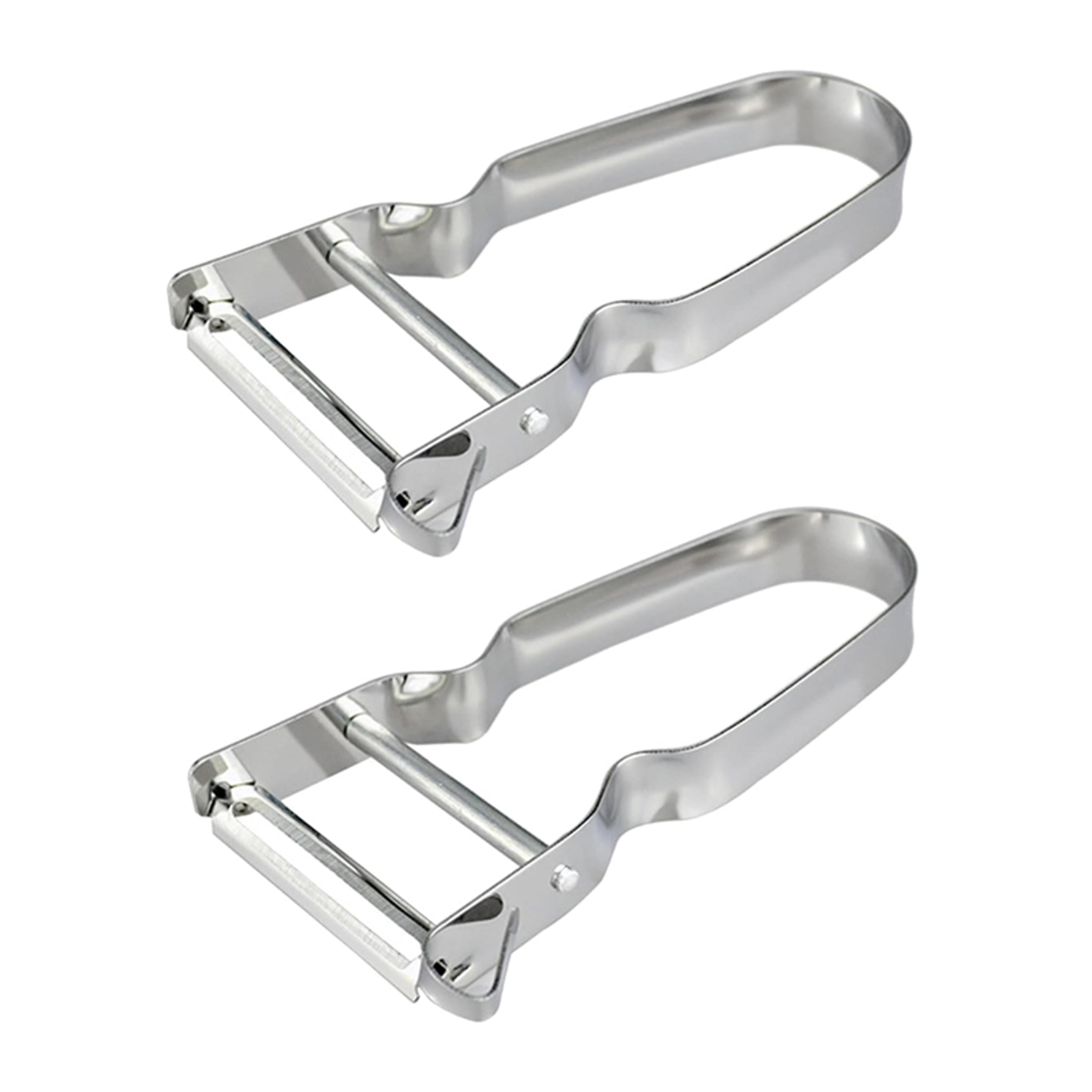 stainless steel vegetable peeler and julienne slicer for fast food prep