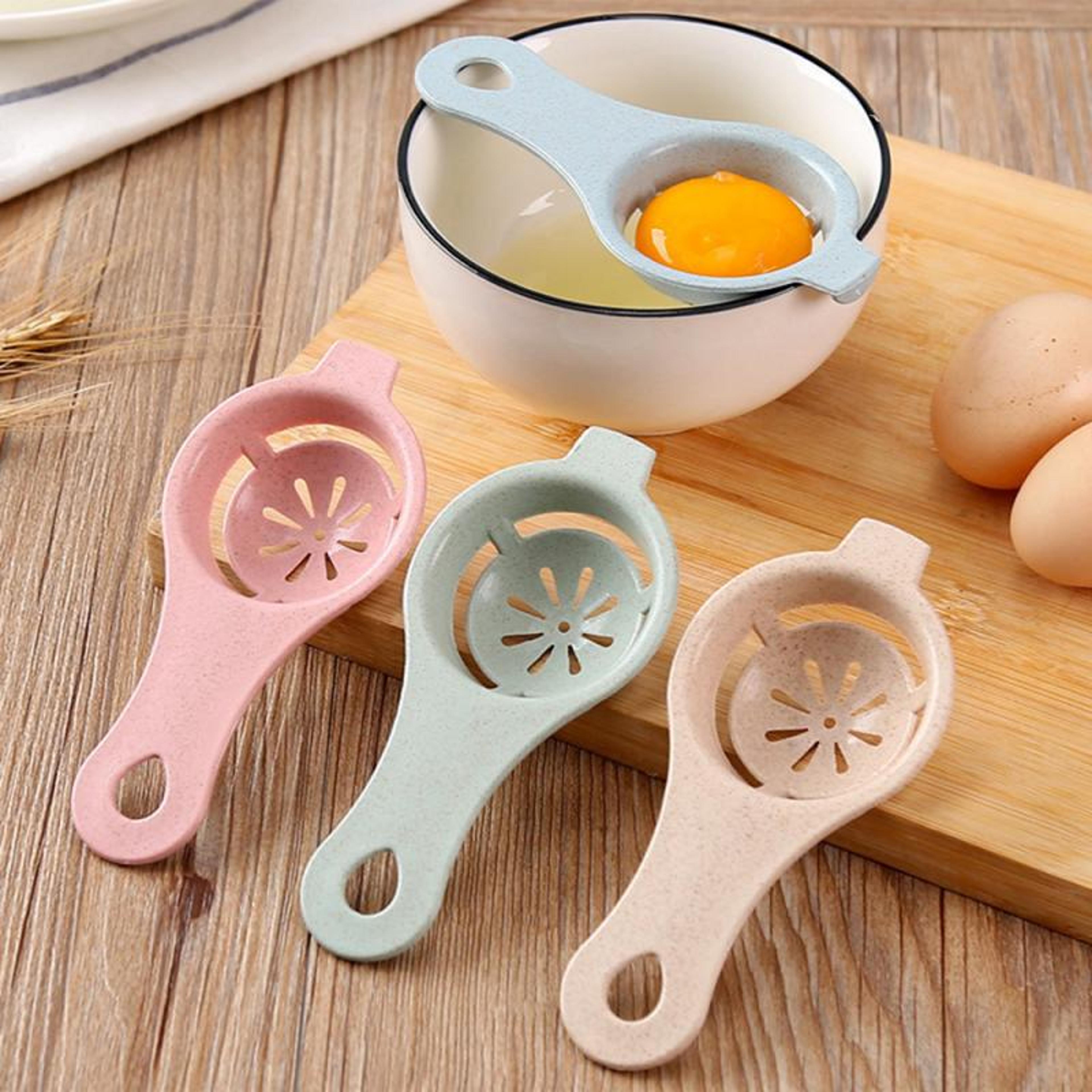 easy egg yolk separator and egg white filter for baking and cooking