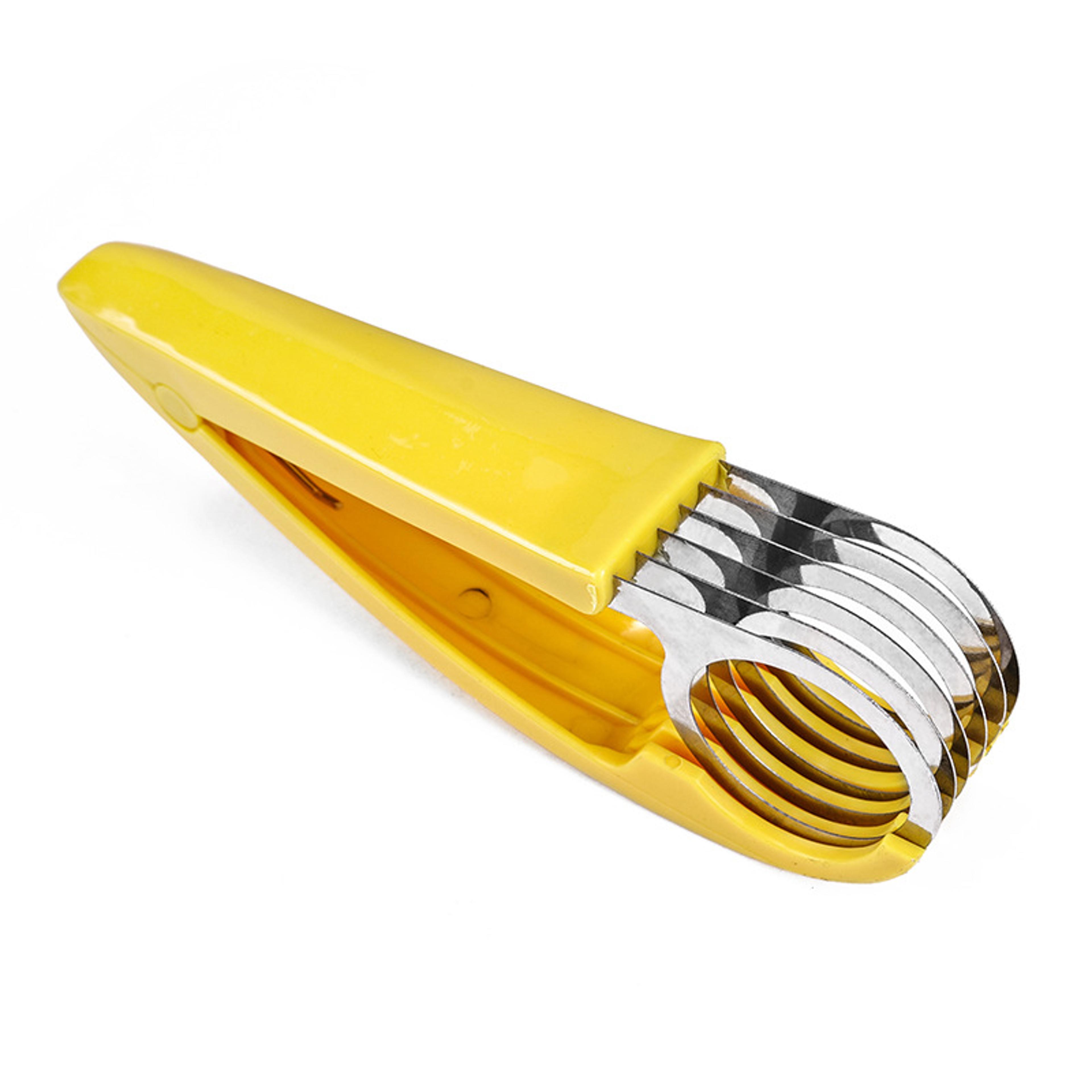 quickslice multifunction banana slicer and fruit slicer for fast food prep