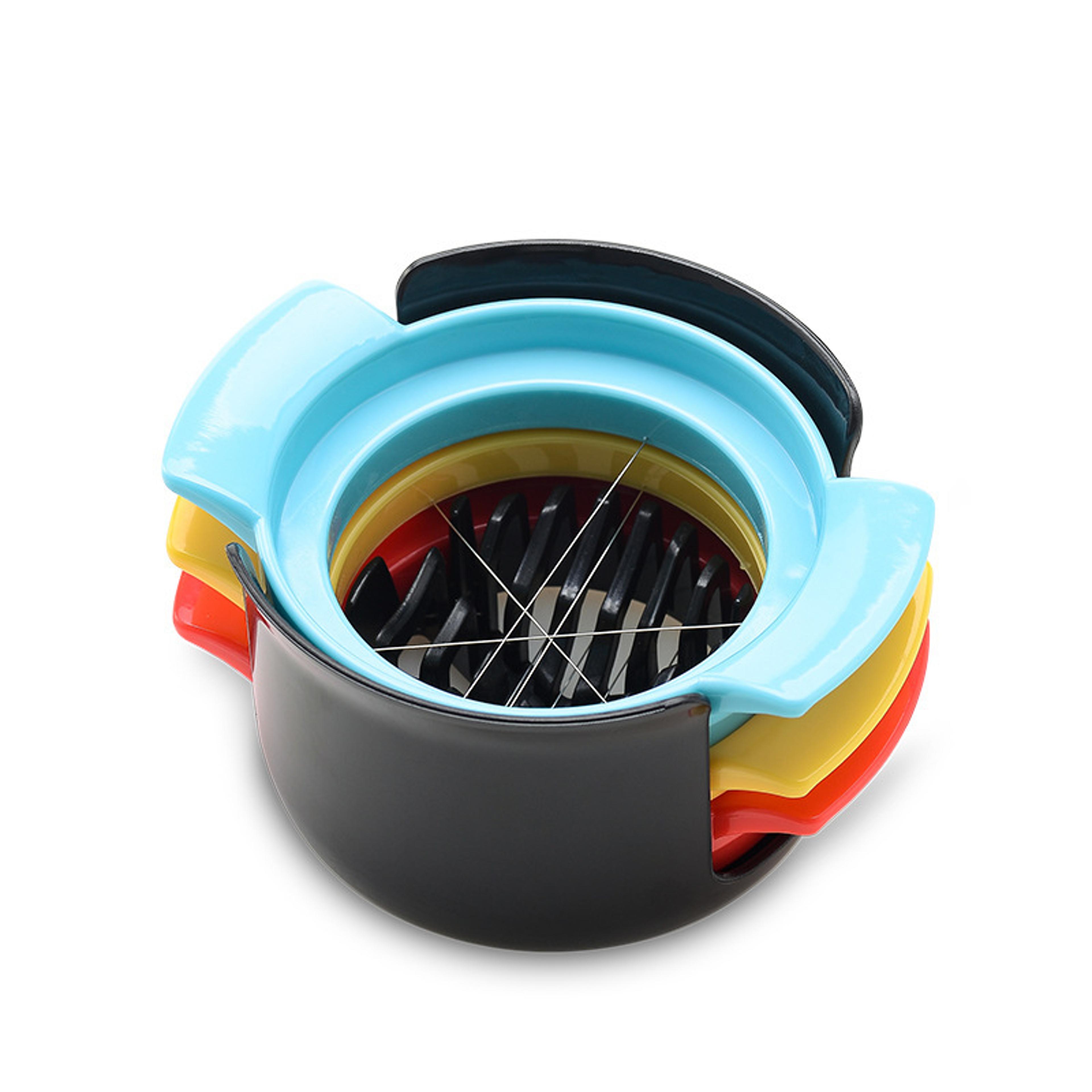 3 in 1 egg slicer cutter for boiled eggs and decorative food garnishing