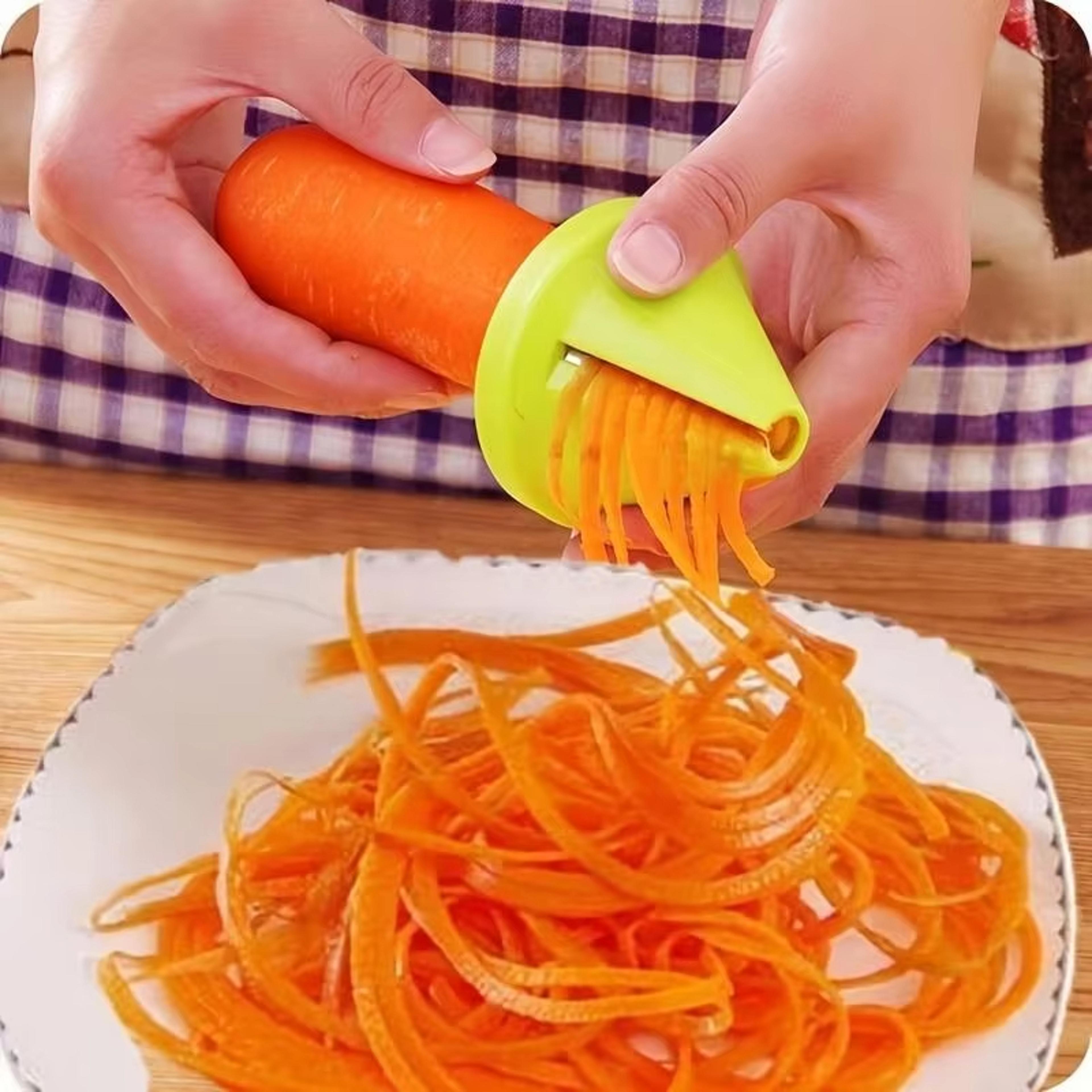 easytwist manual vegetable slicer and rotating vegetable shredder spiral peeler