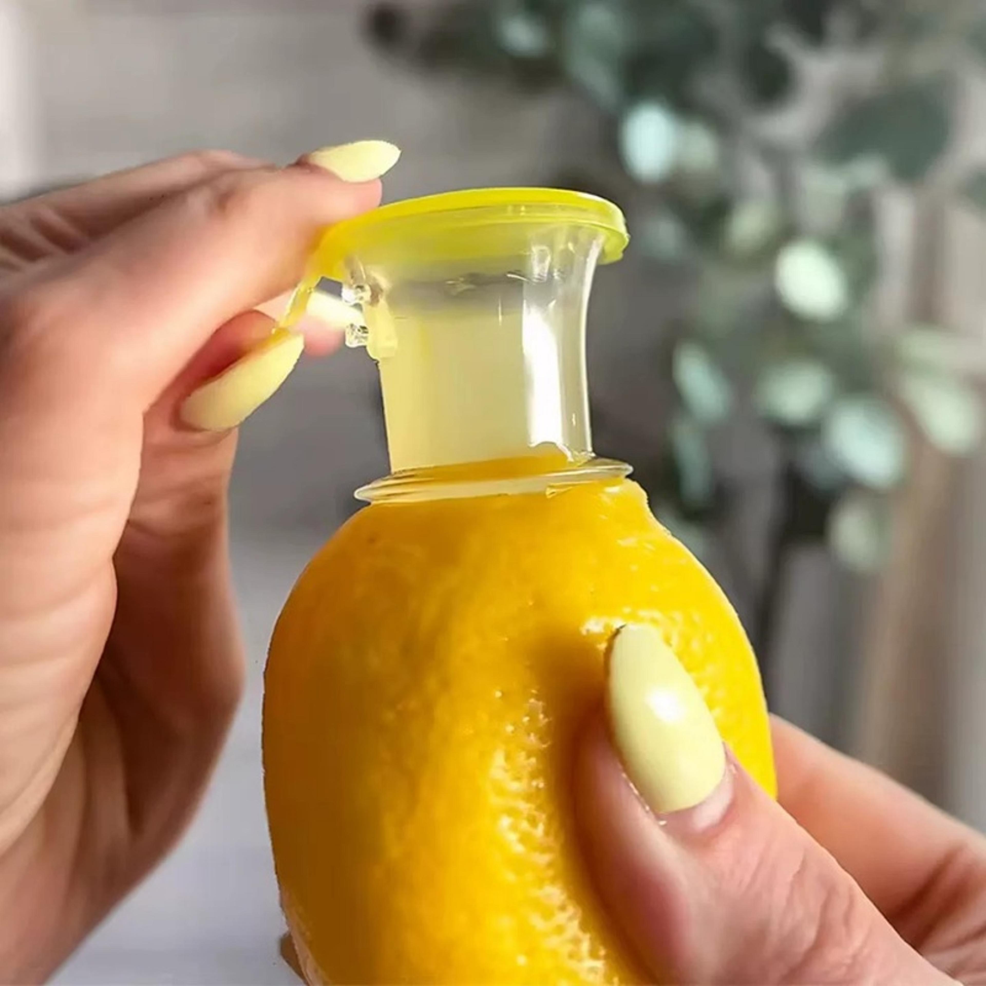 portable manual citrus juicer with filter for lemon lime and orange