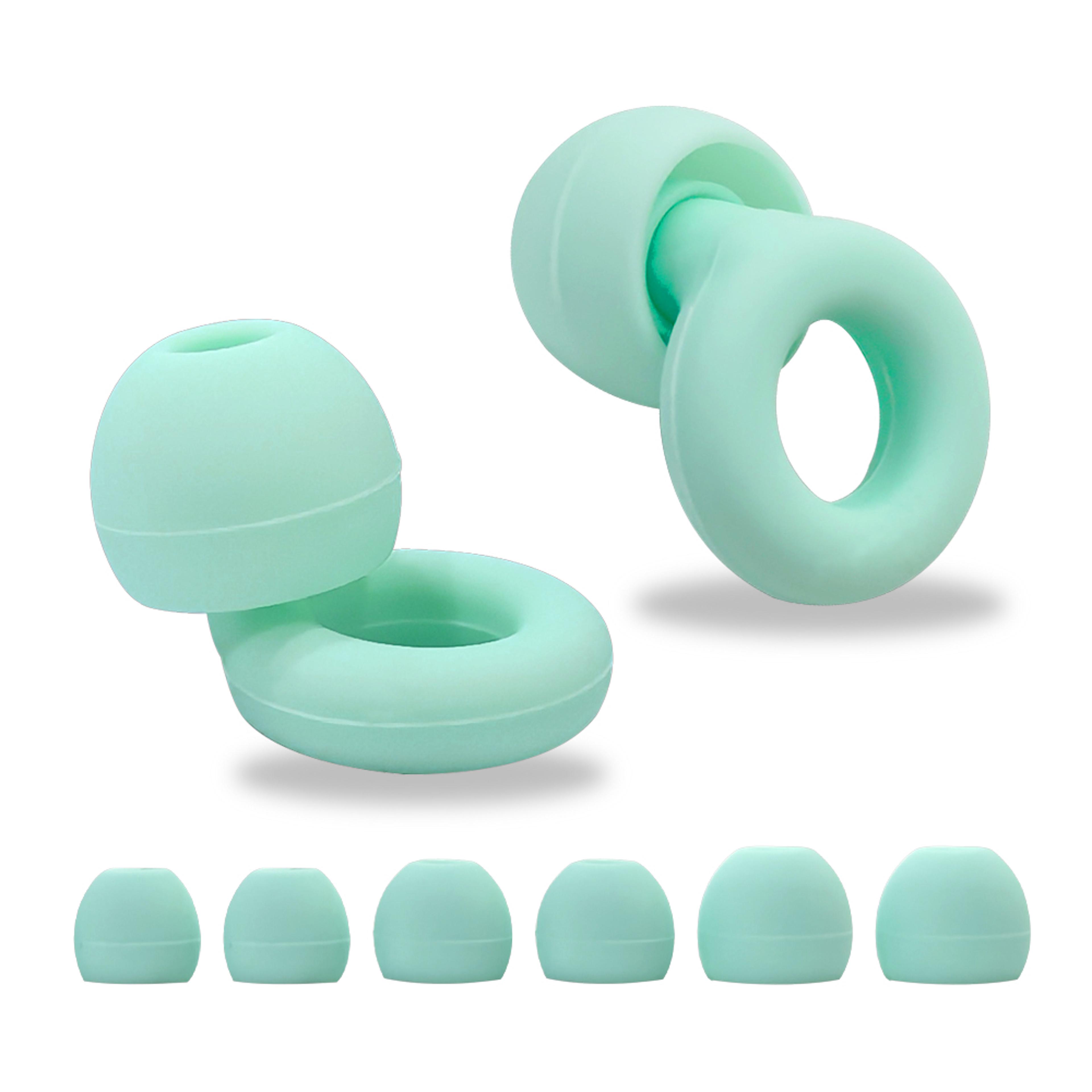 reusable ear plugs for sleeping soft silicone noise reduction earplugs