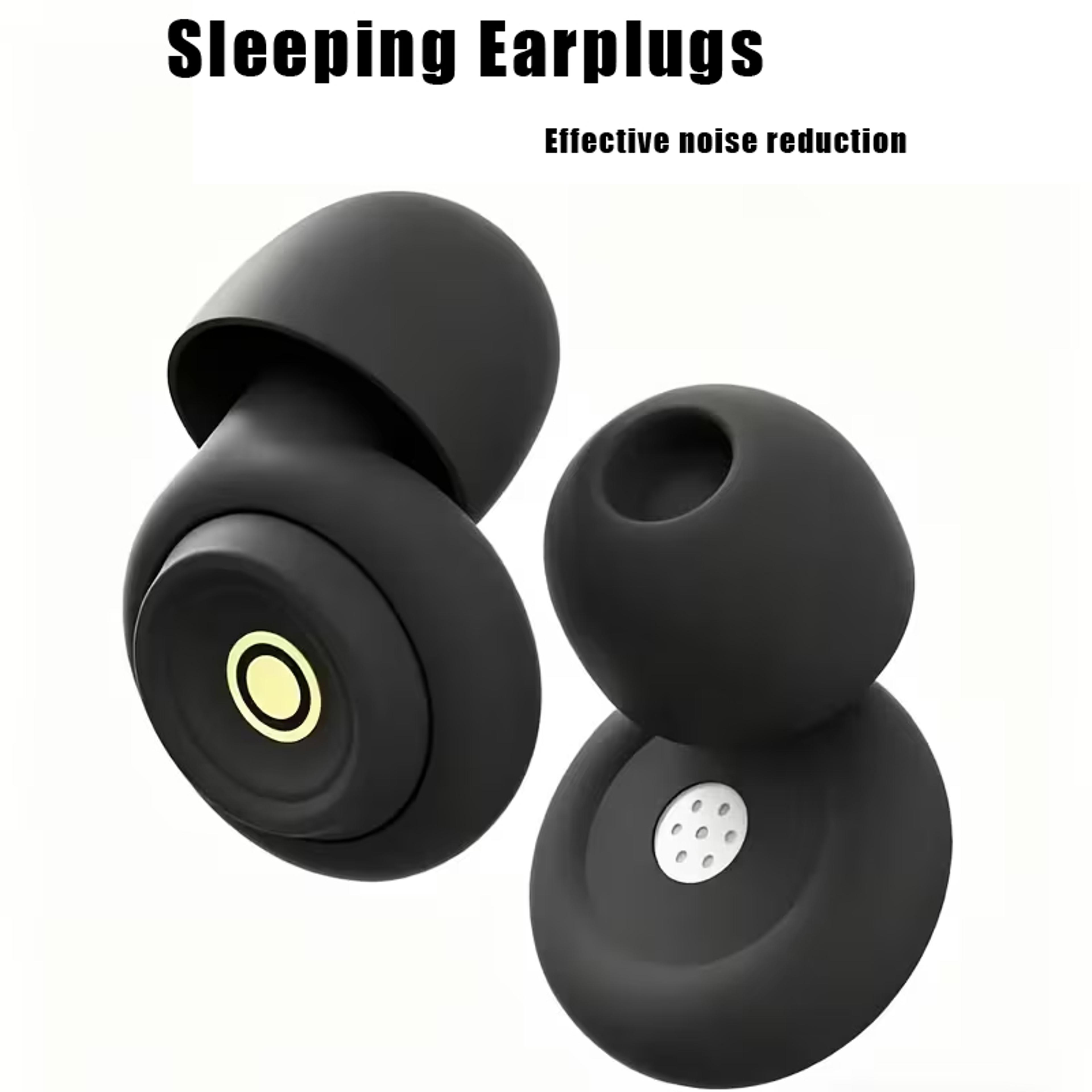 noise cancelling earplugs for sleeping with reusable silicone custom fit tips