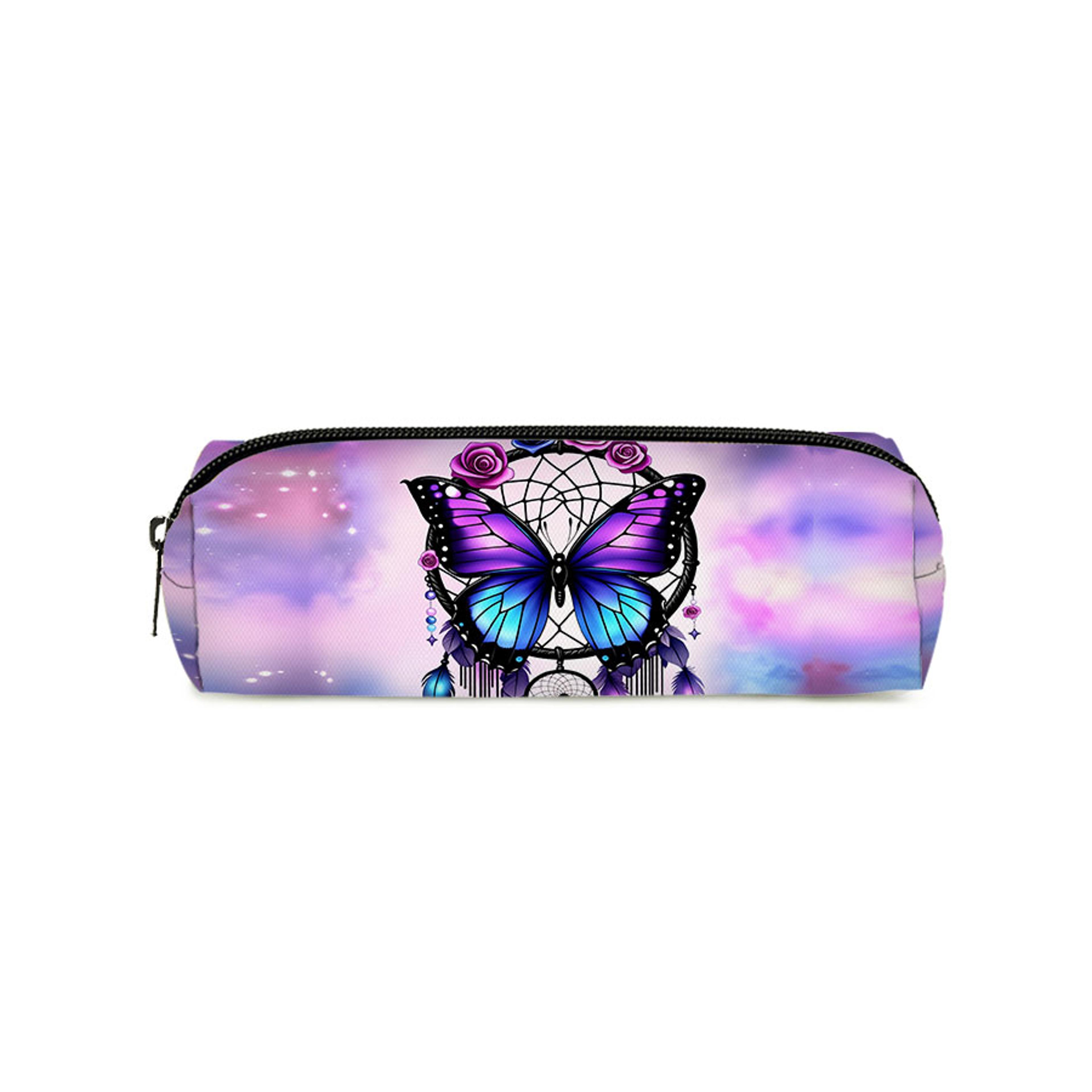 agile butterfly butterfly pencil case for kids lightweight cartoon school pen bag