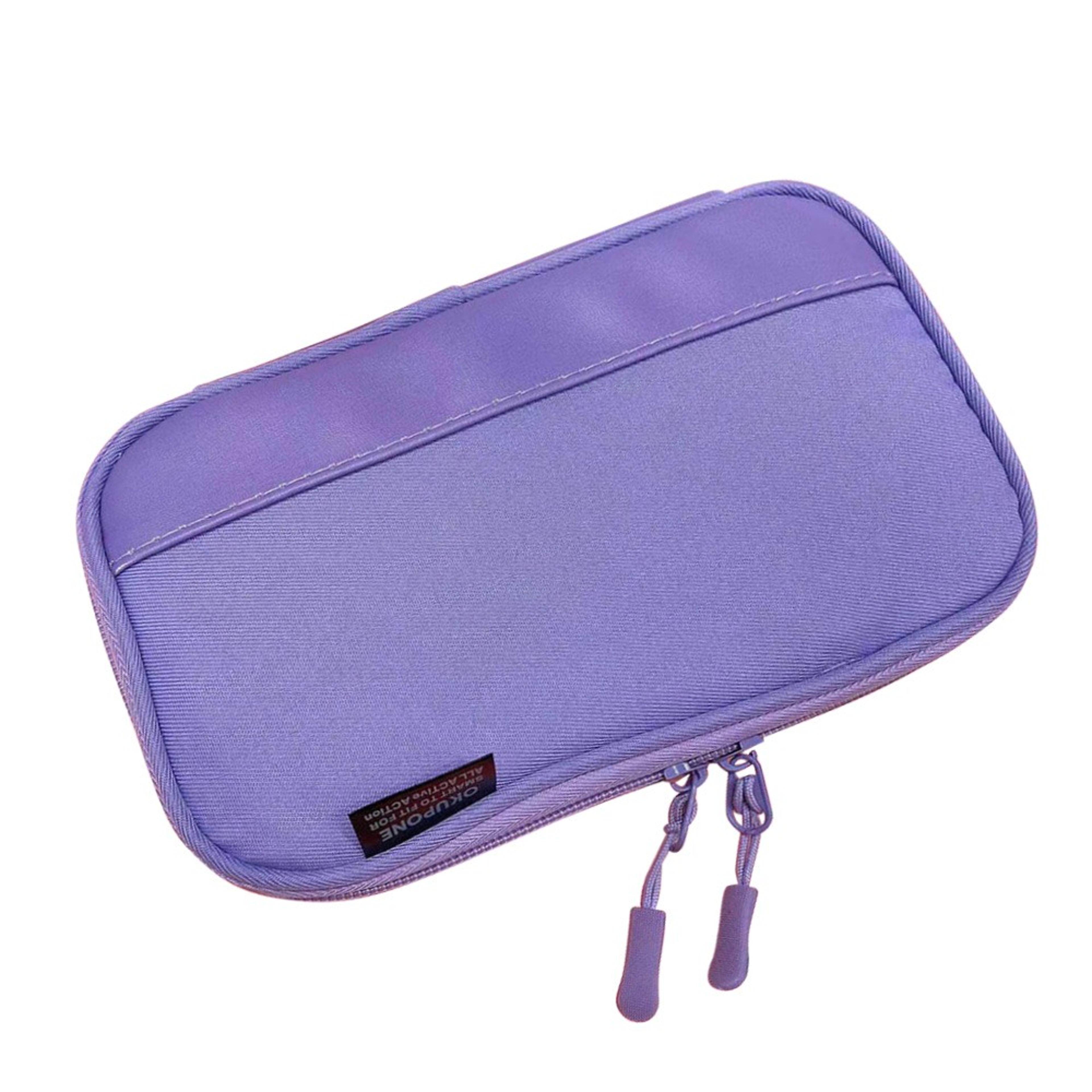 slim oxford pencil case portable pen pouch and stationery organizer