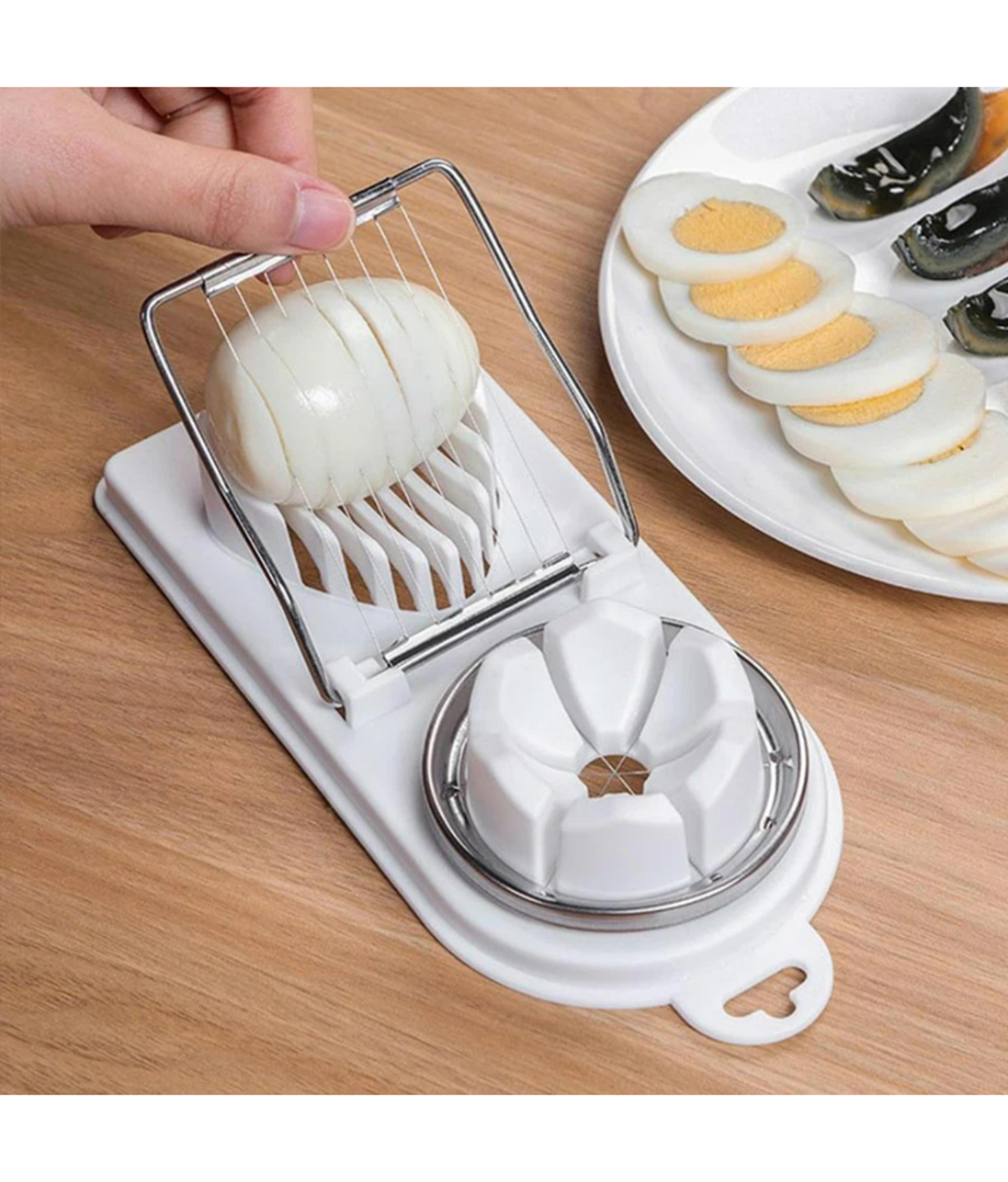egg slicer and wedger stainless steel wire boiled egg cutter