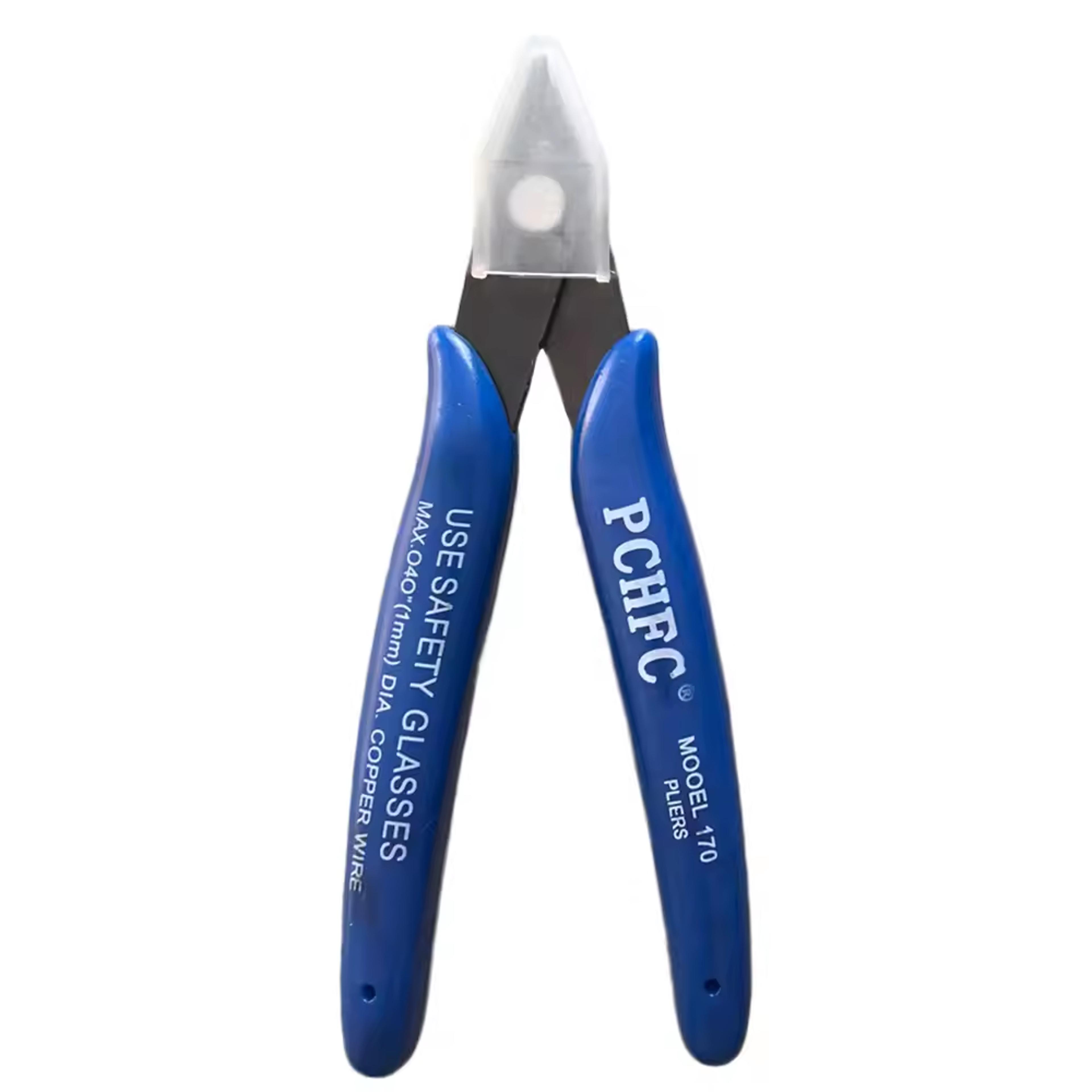 precision flush cutter pliers for electrical wire cable and zip ties