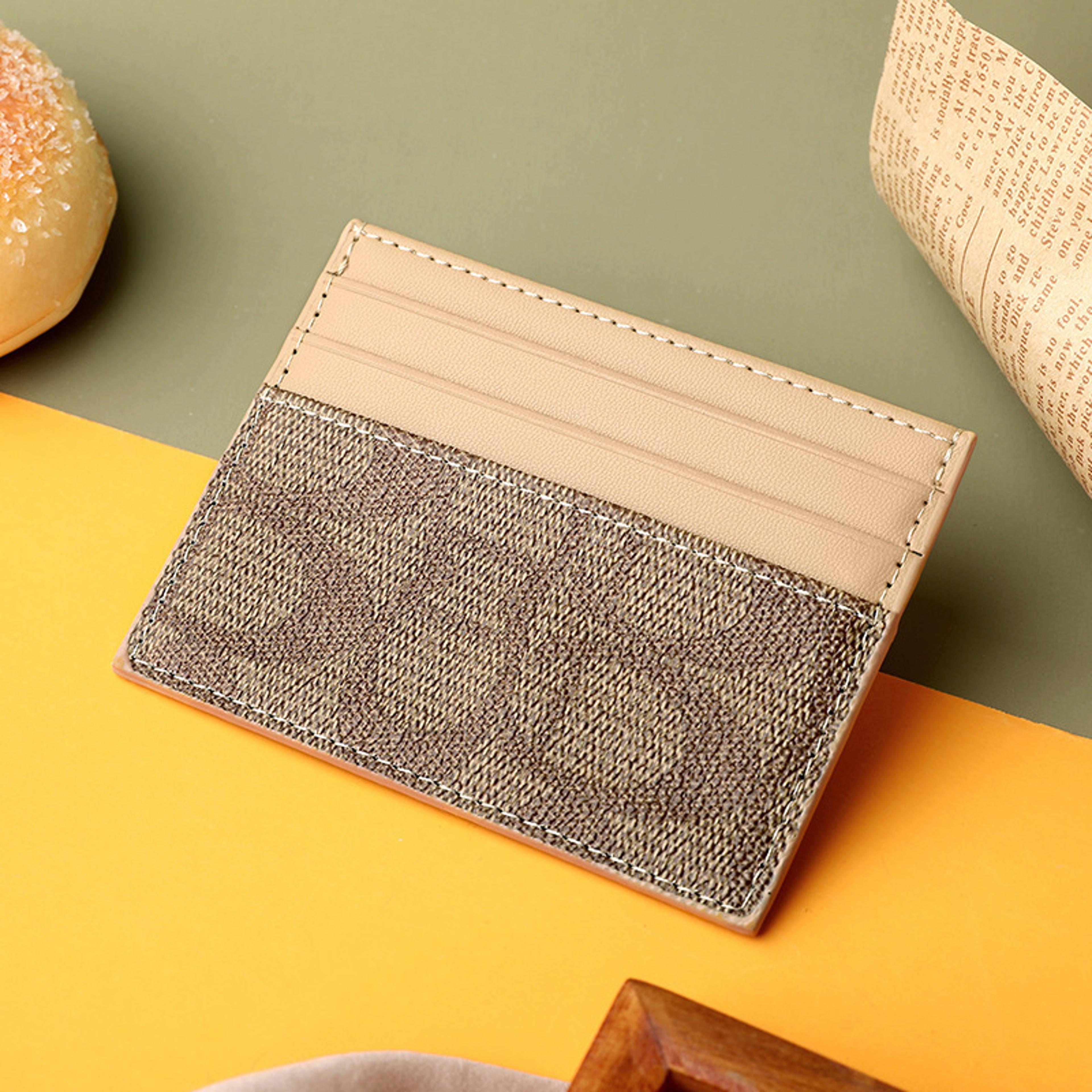 luxe compact womens wallet pu leather card holder wallet and short purse
