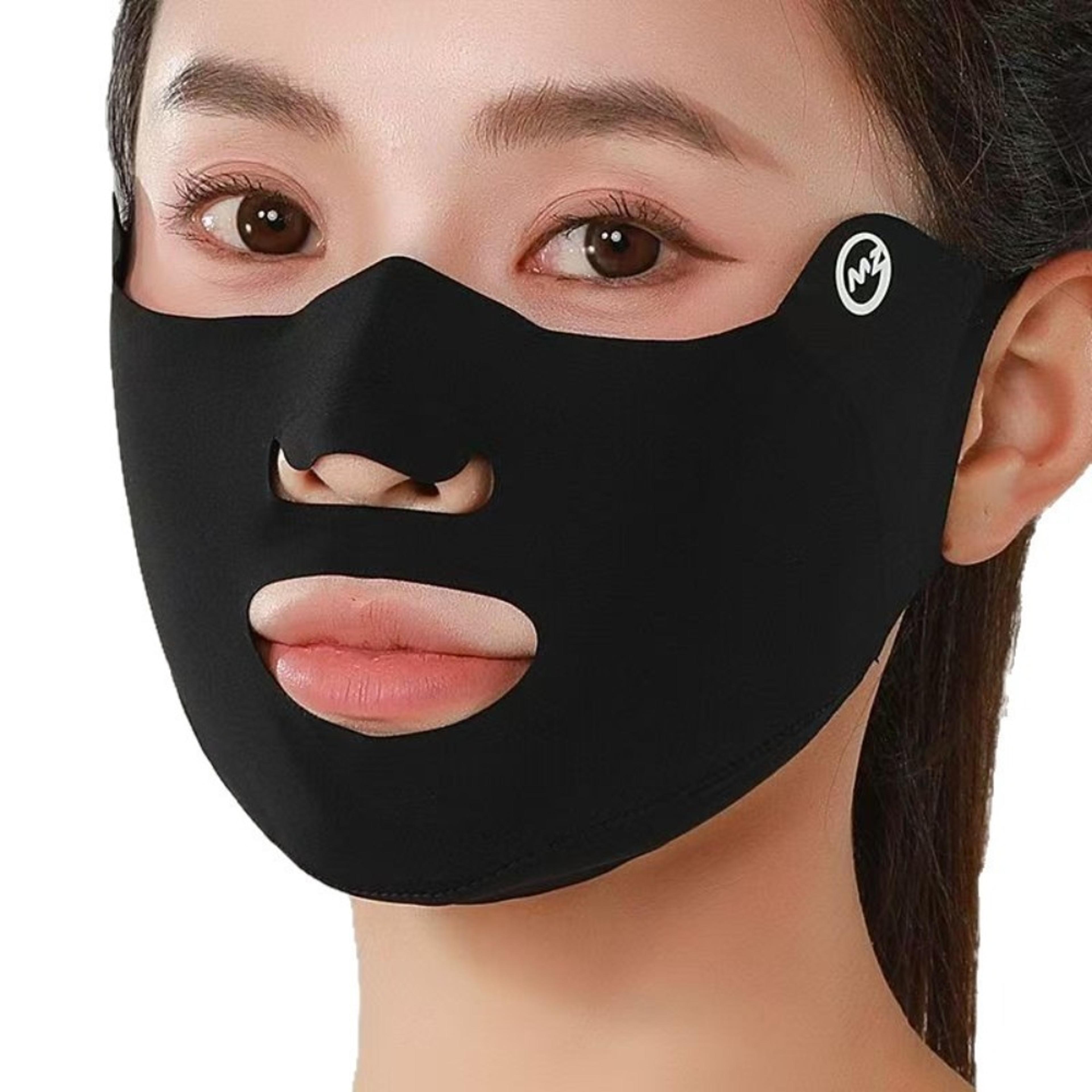 cooling ice silk uv face mask breathable cycling sun protection cover
