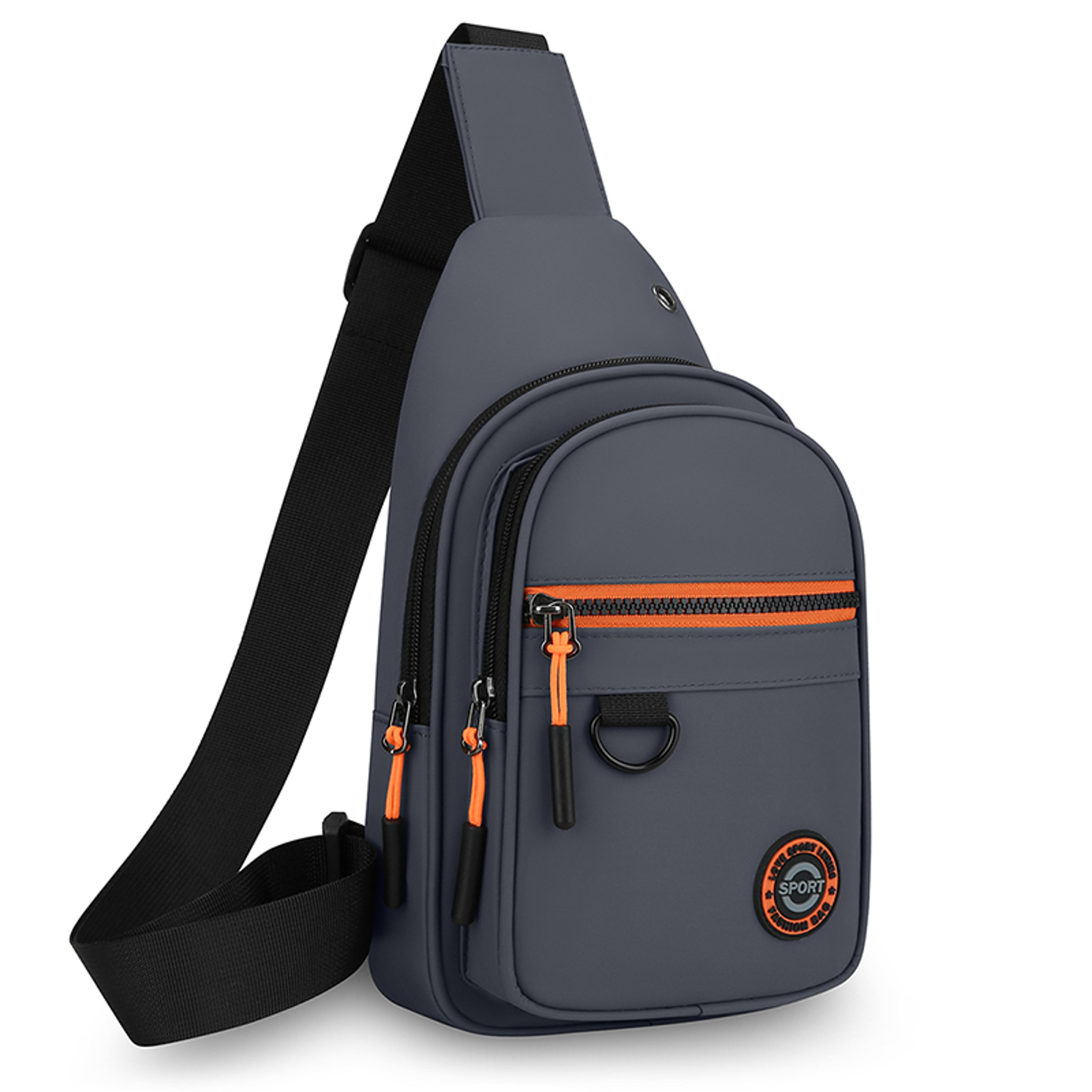 mens chest bag lightweight crossbody bag for men for cycling travel and everyday carry