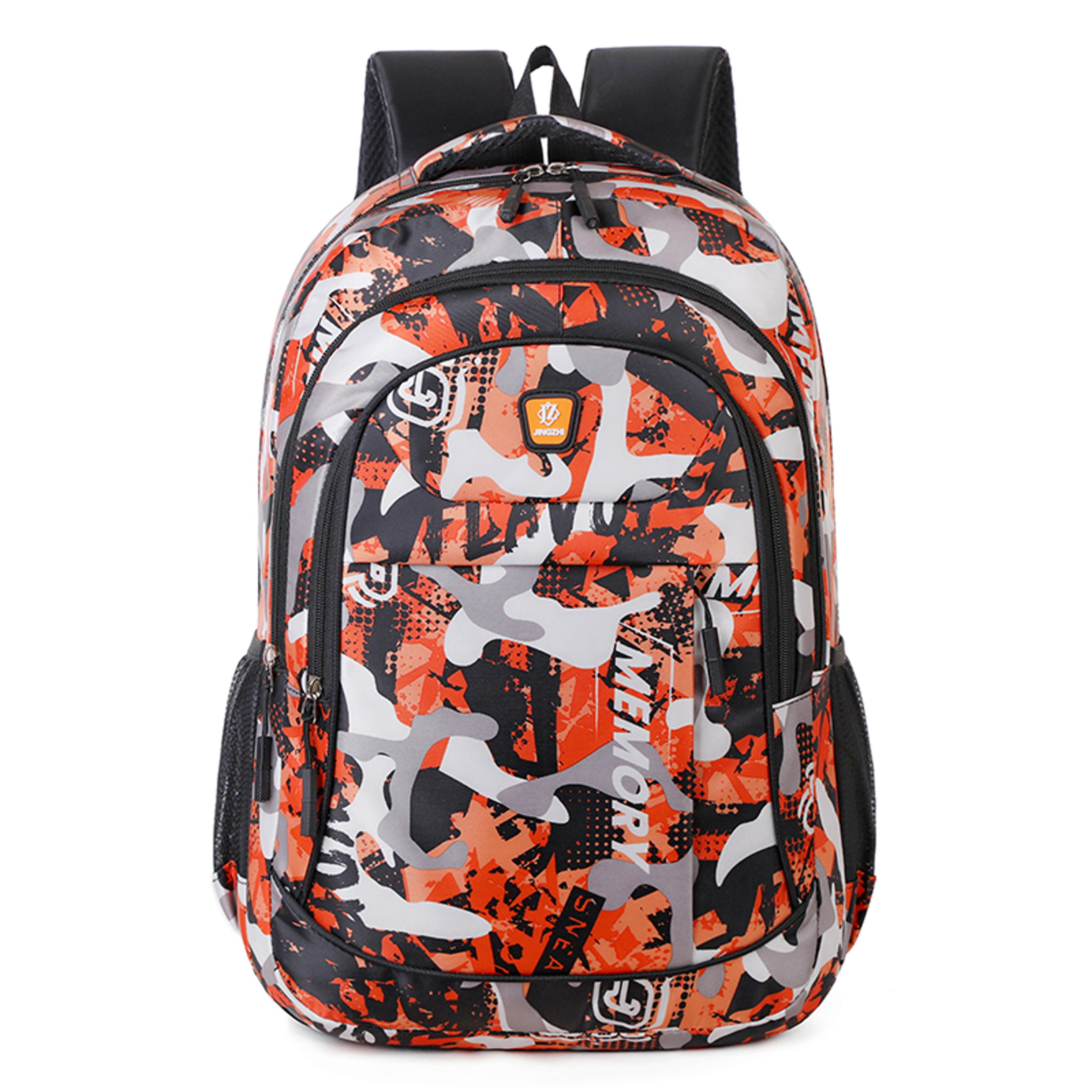 mens large capacity everyday backpack durable travel and work bookbag
