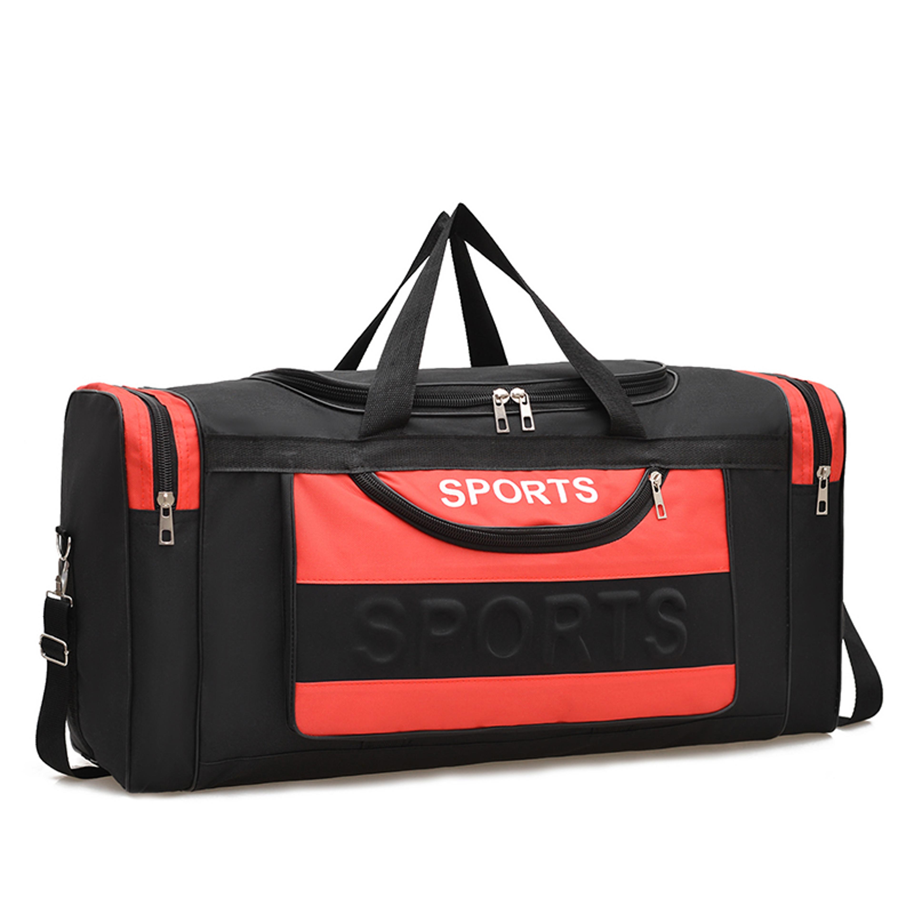 ultra large travel duffel bag and gym bag with shoulder strap