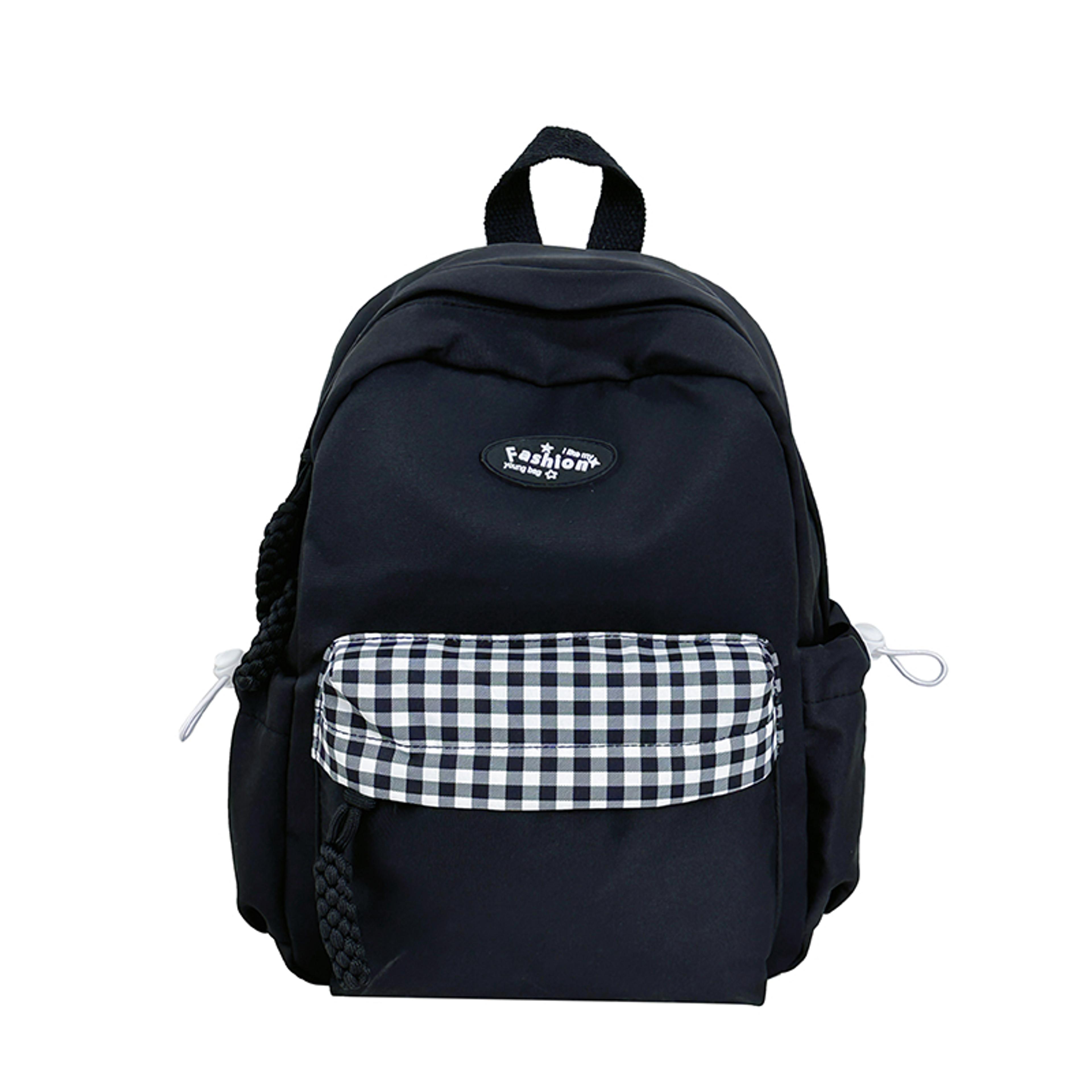 large capacity student backpack minimalist nylon school and travel bag