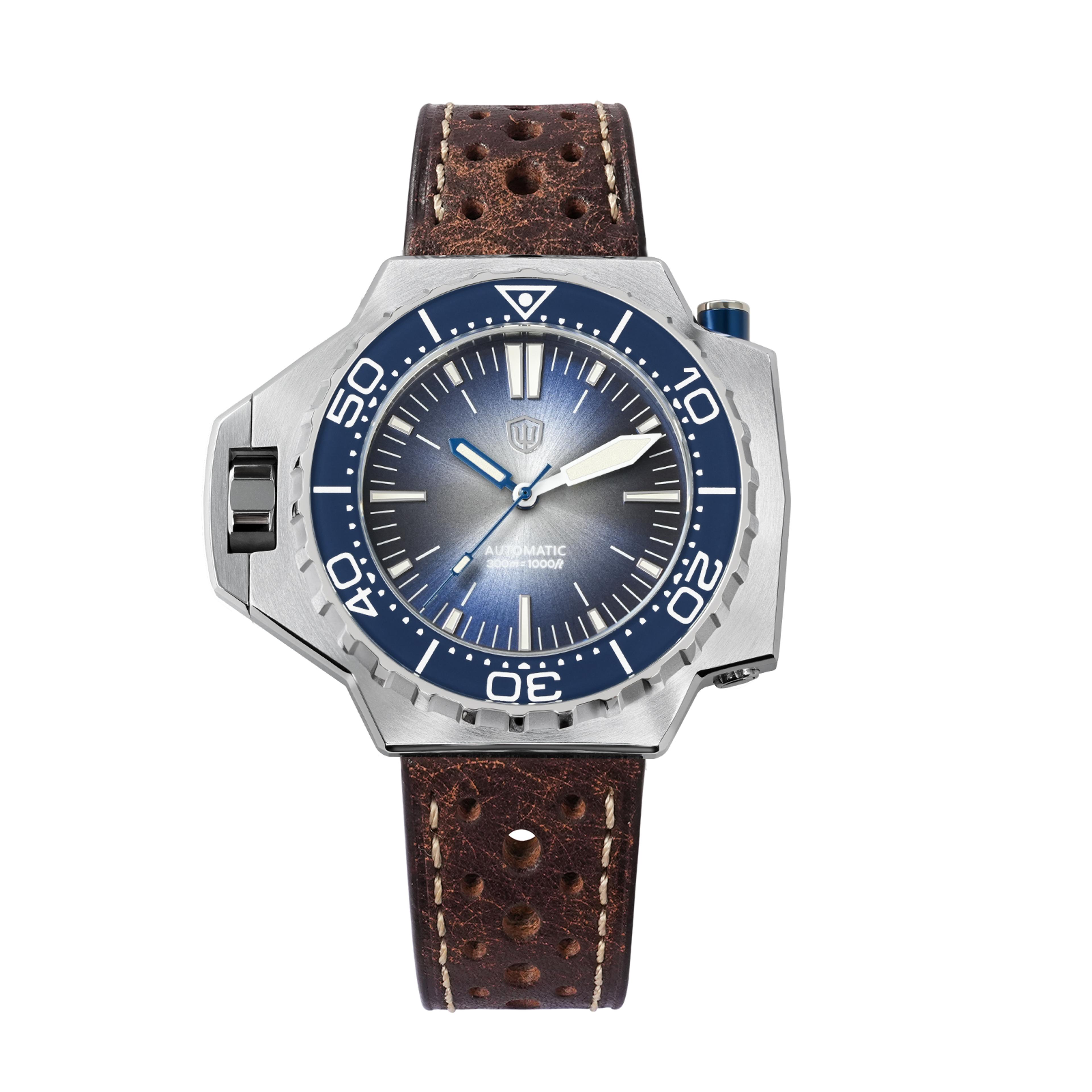 automatic dive watch with sapphire crystal and ceramic bezel