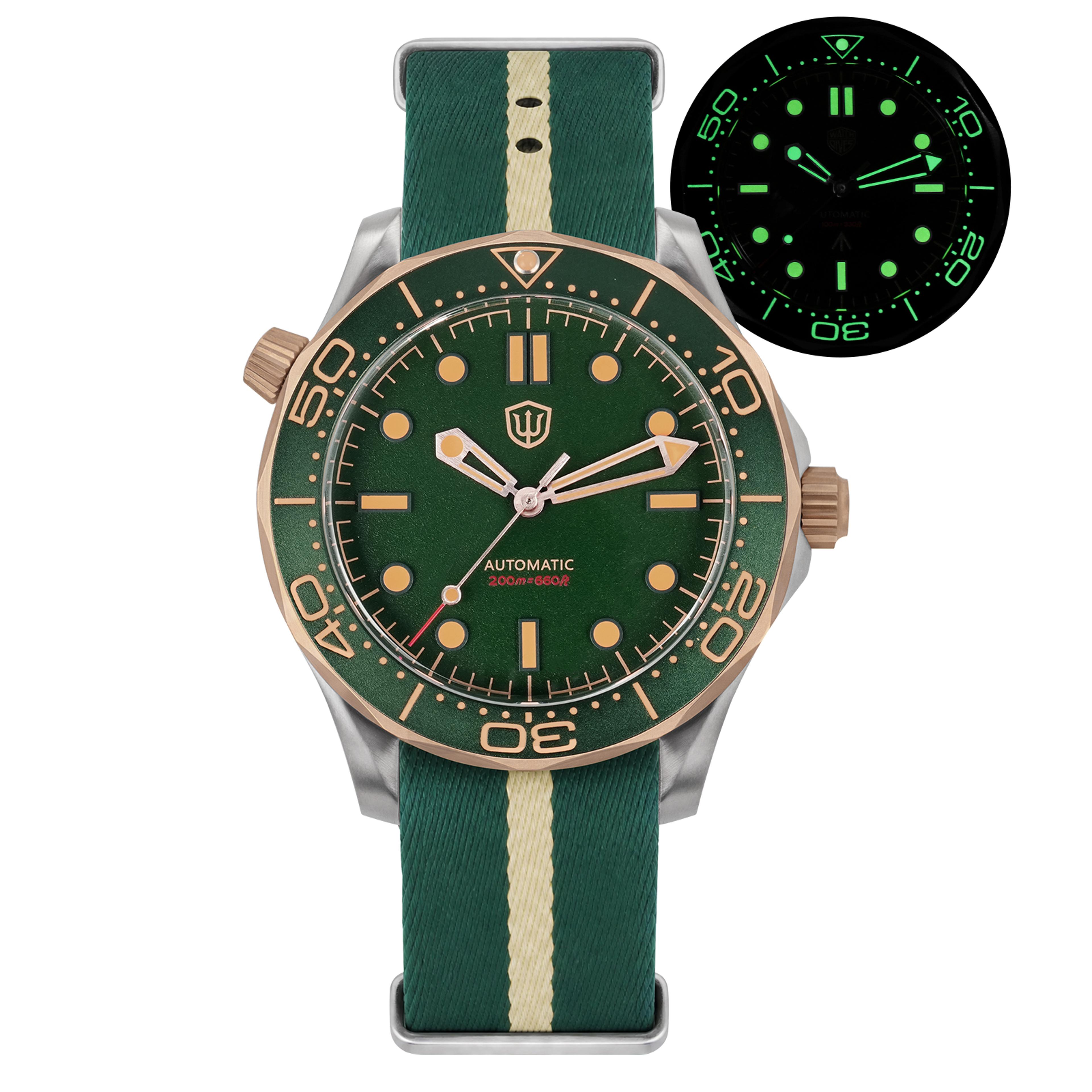 v4 titanium automatic dive watch with sapphire crystal