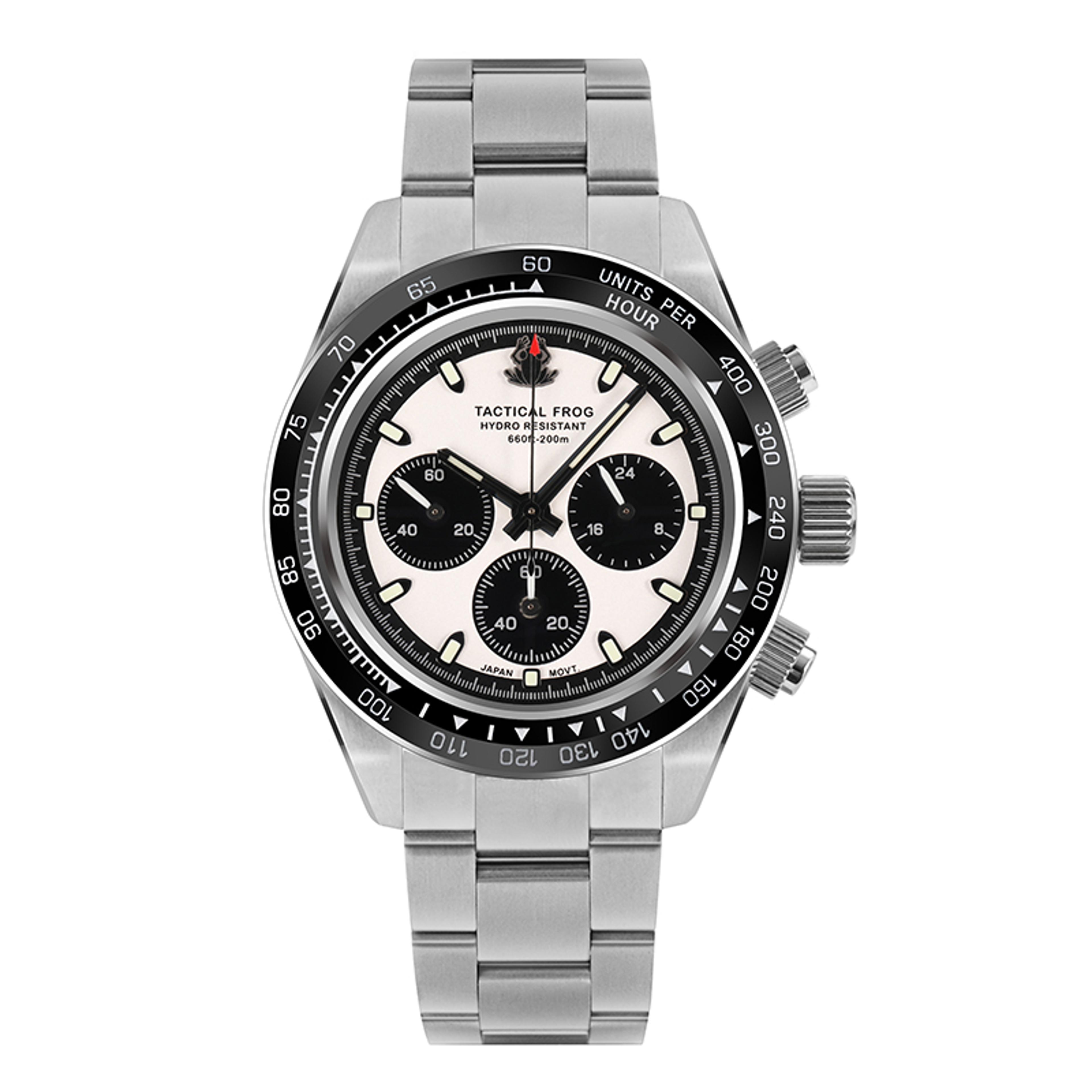tactical frog solar chronograph watch sapphire