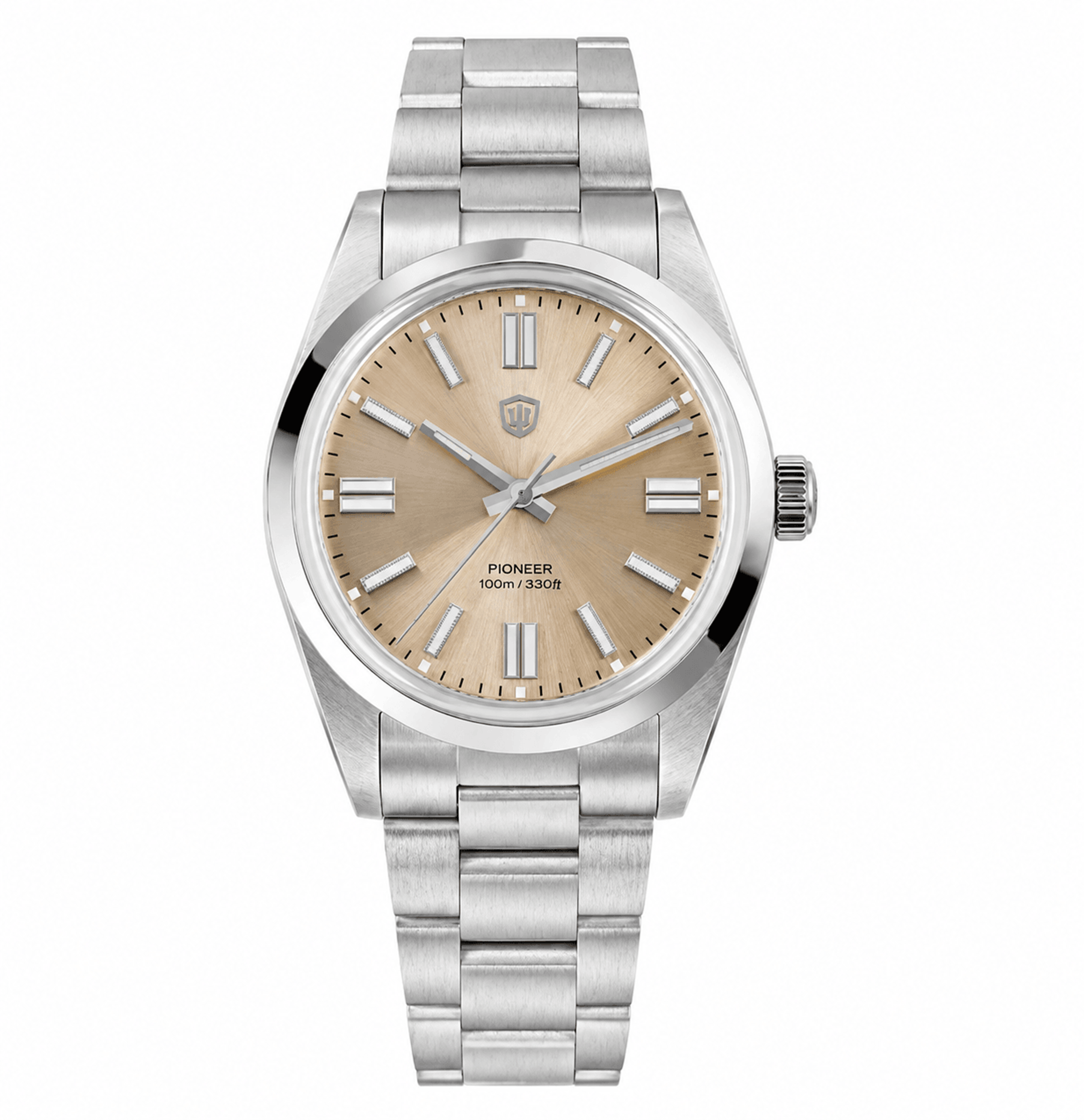 sapphire quartz watch waterproof stainless steel diver