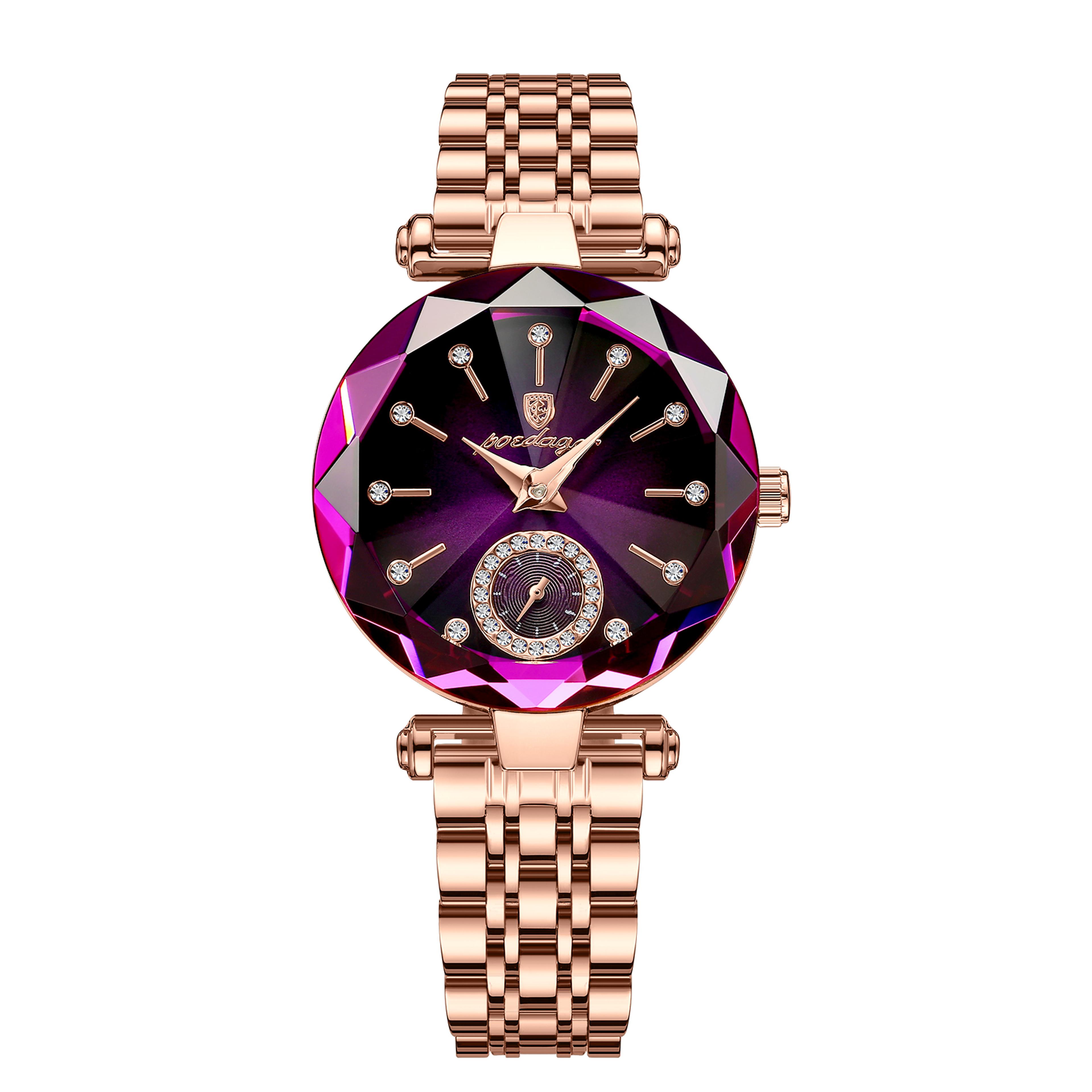 elegant womens quartz watch waterproof stainless steel dress watch