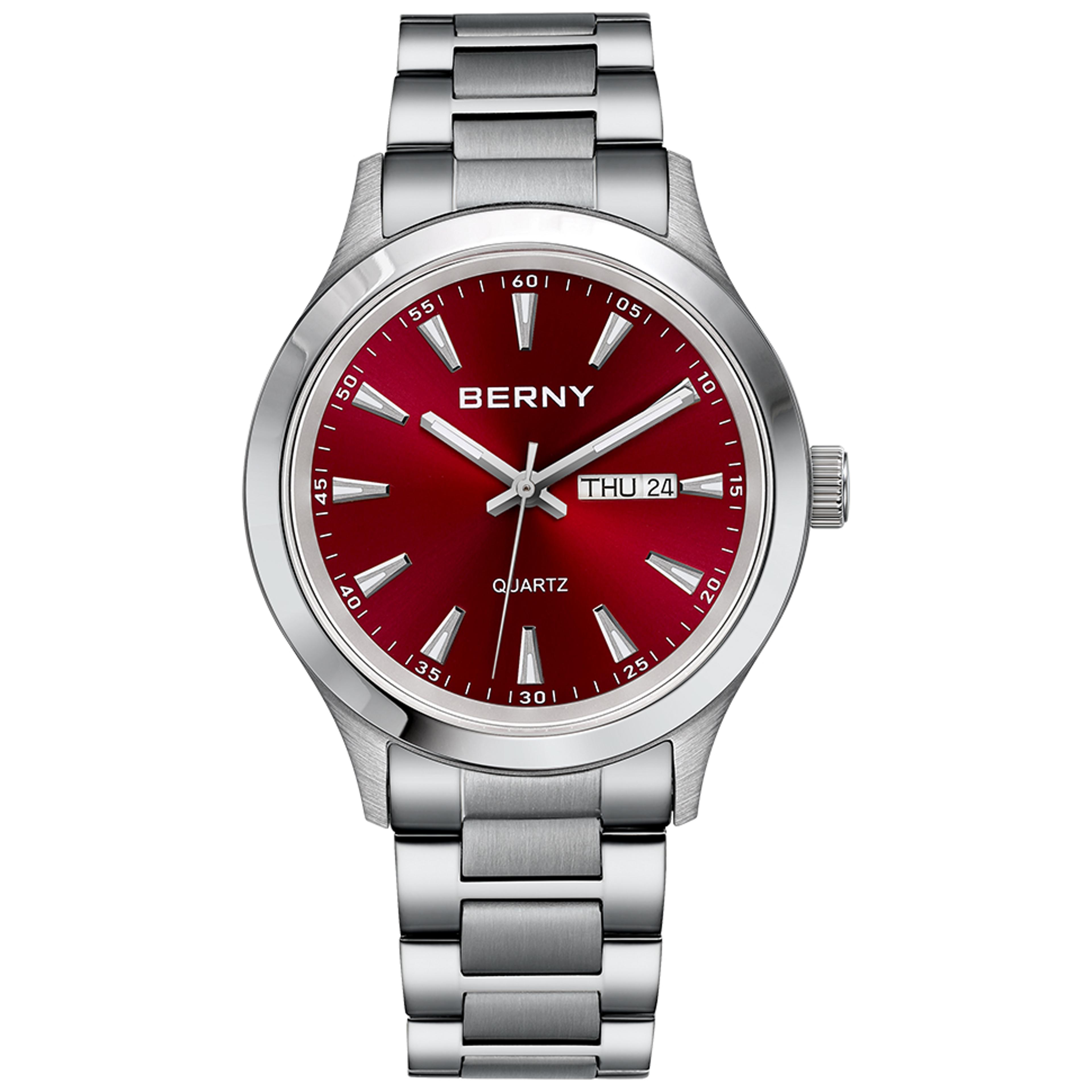 ultra thin mens quartz dress watch stainless steel