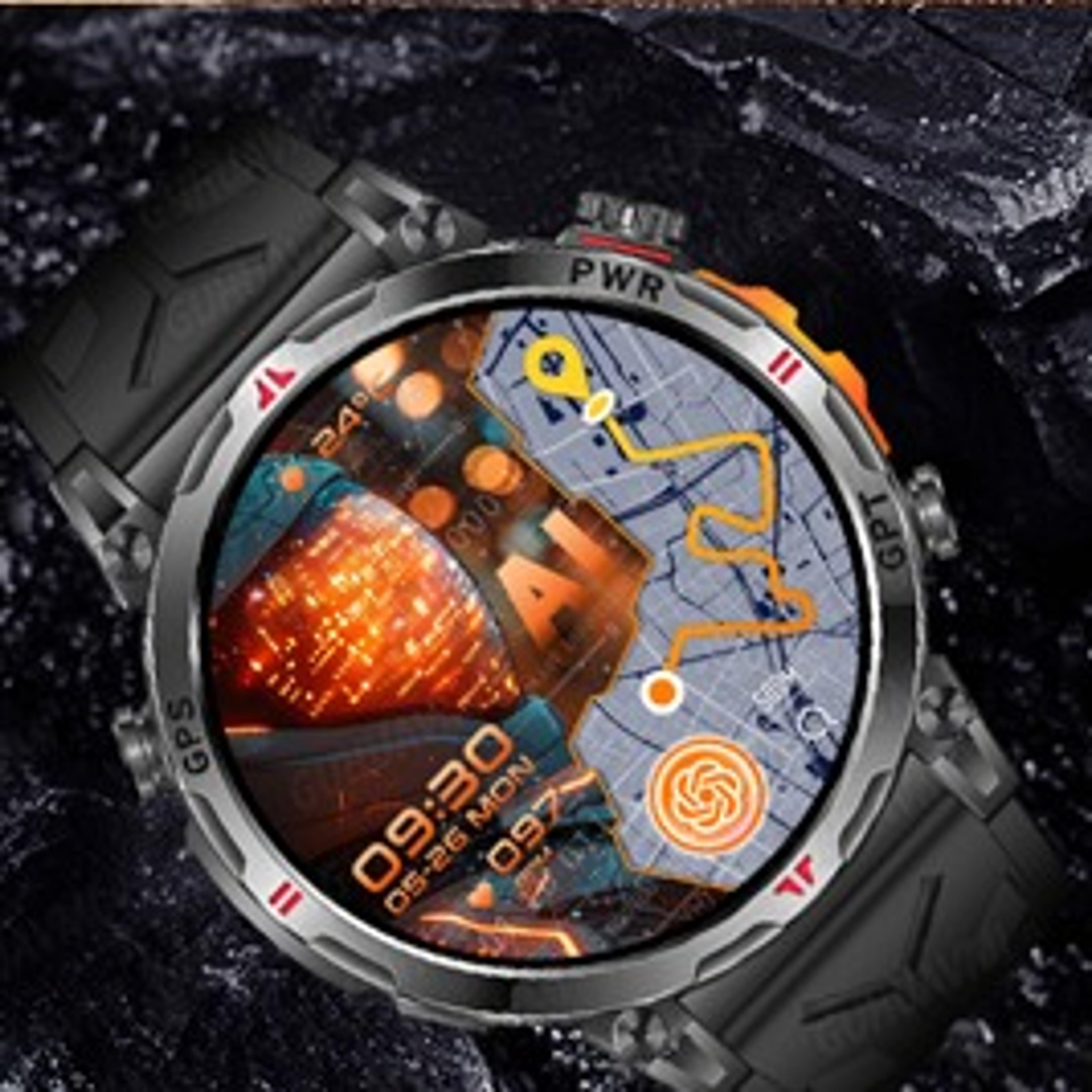 gps smart watch for men military grade waterproof outdoor sports watch
