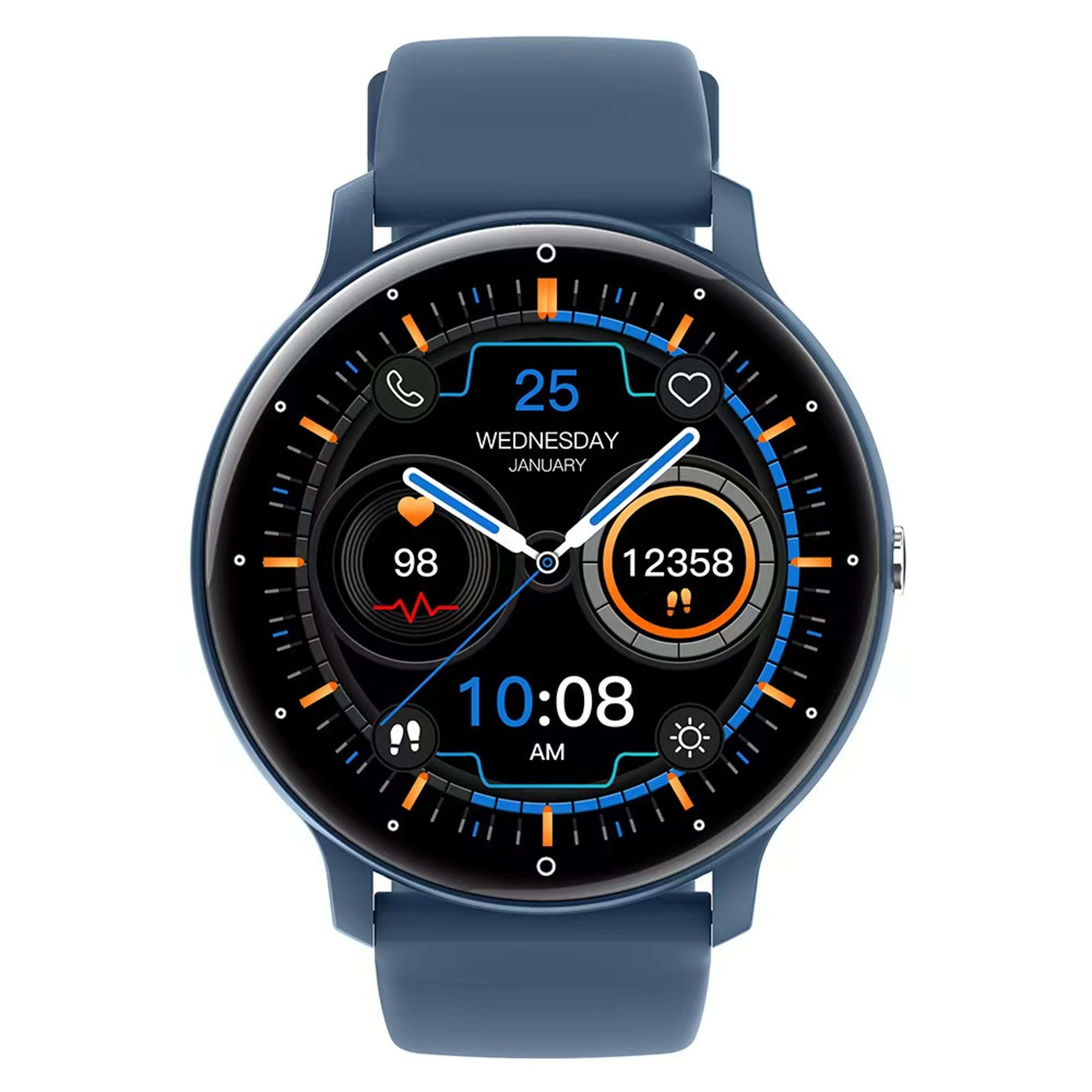 bluetooth calling smartwatch with heart rate sleep and fitness tracking