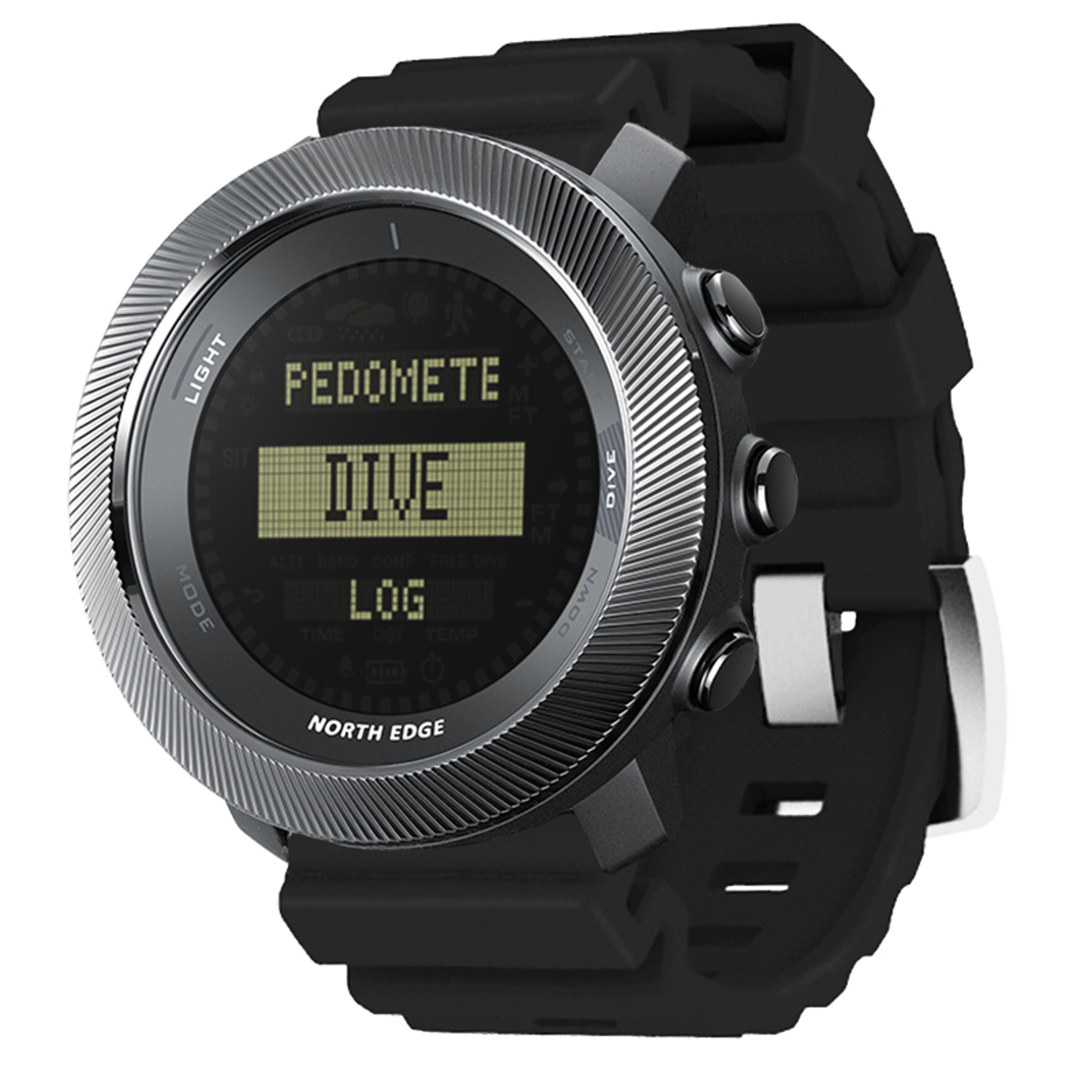 freediving watch with compass altimeter and barometer