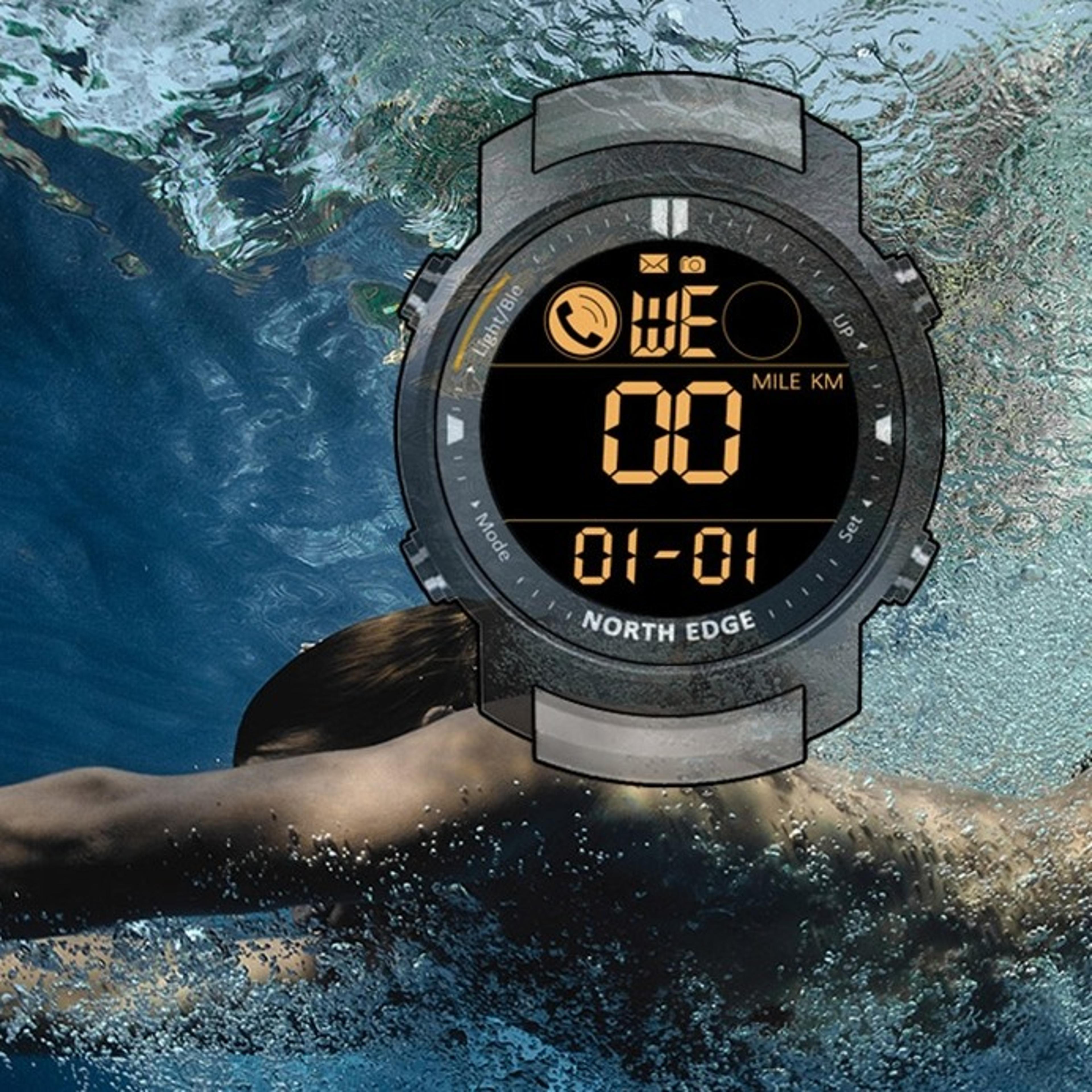 waterproof smart watch for men with heart rate monitor and fitness tracking