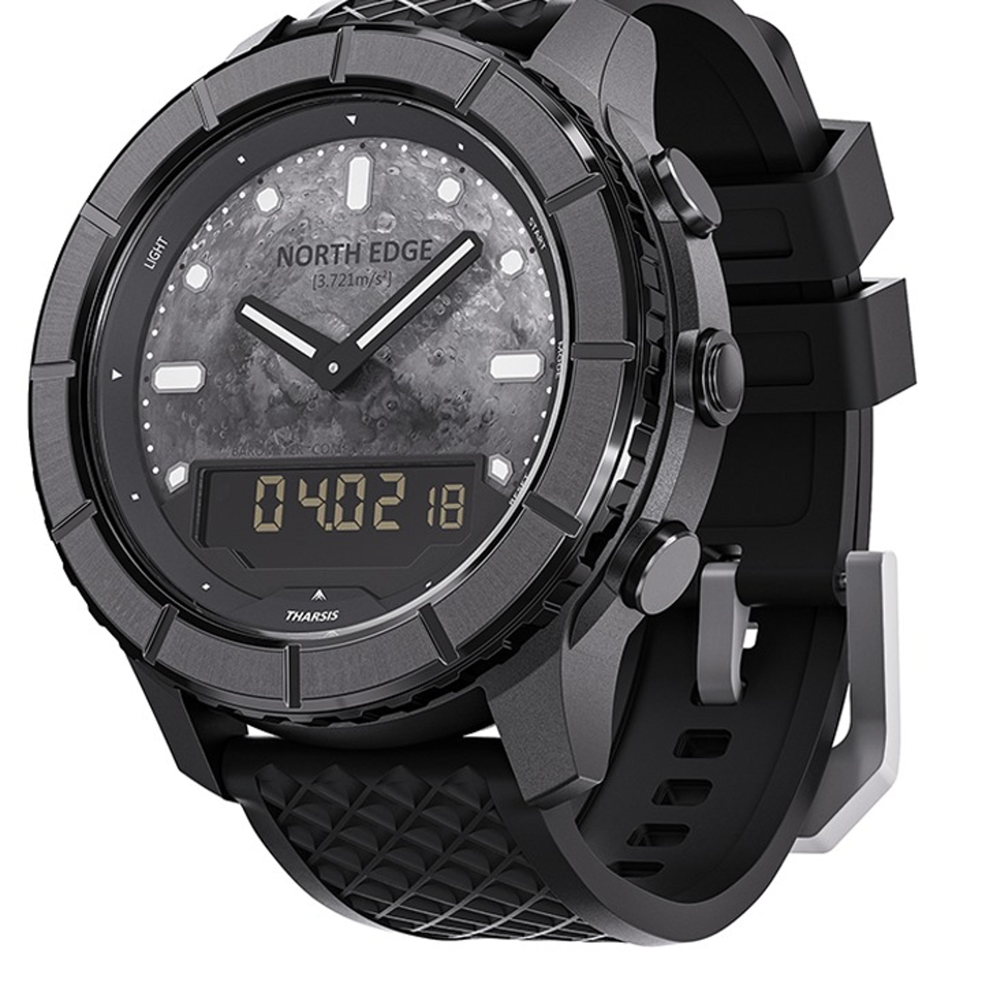 carbon fiber outdoor watch with altimeter compass and barometer