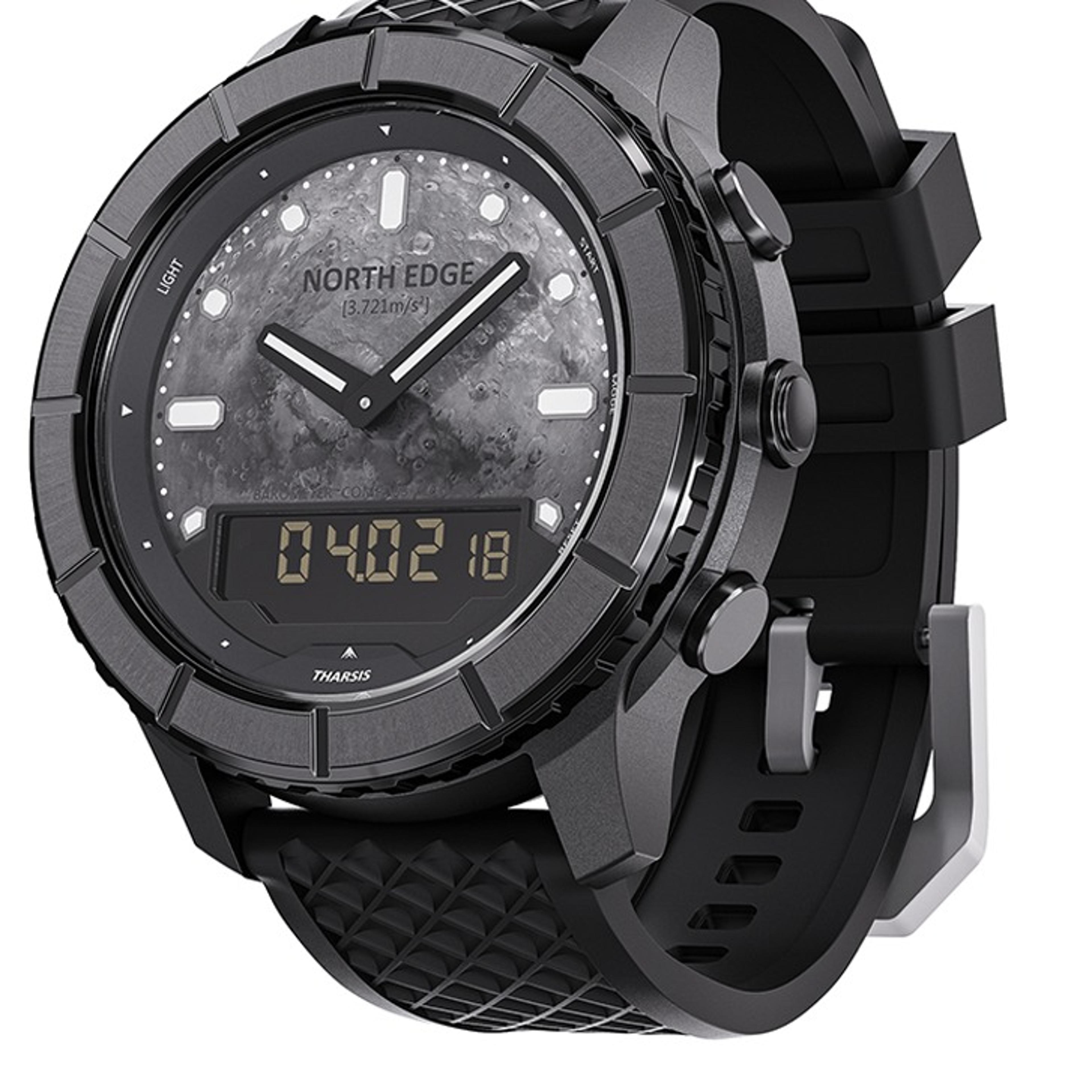 outdoor watch with compass altimeter barometer and water resistance
