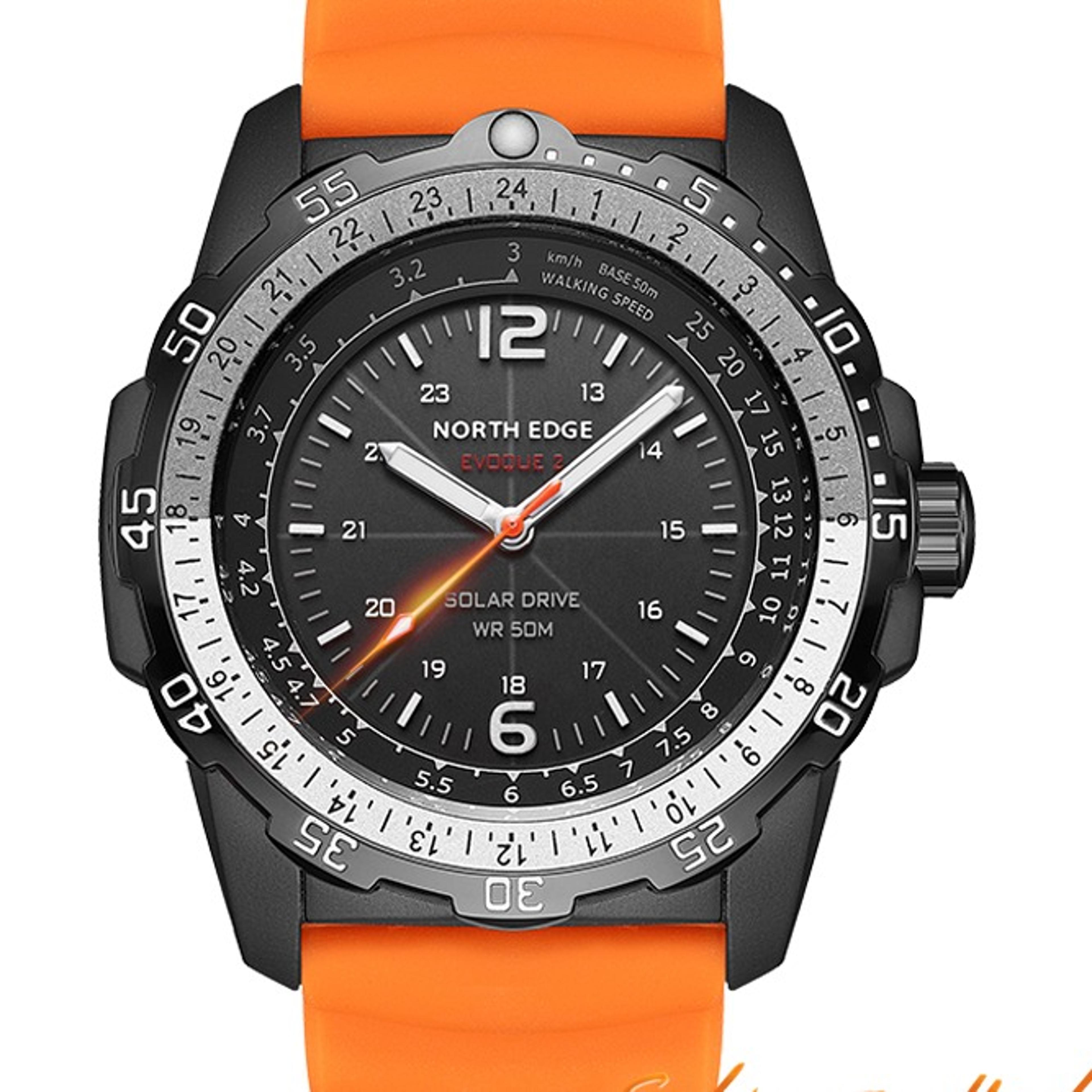 solar powered military watch water resistant