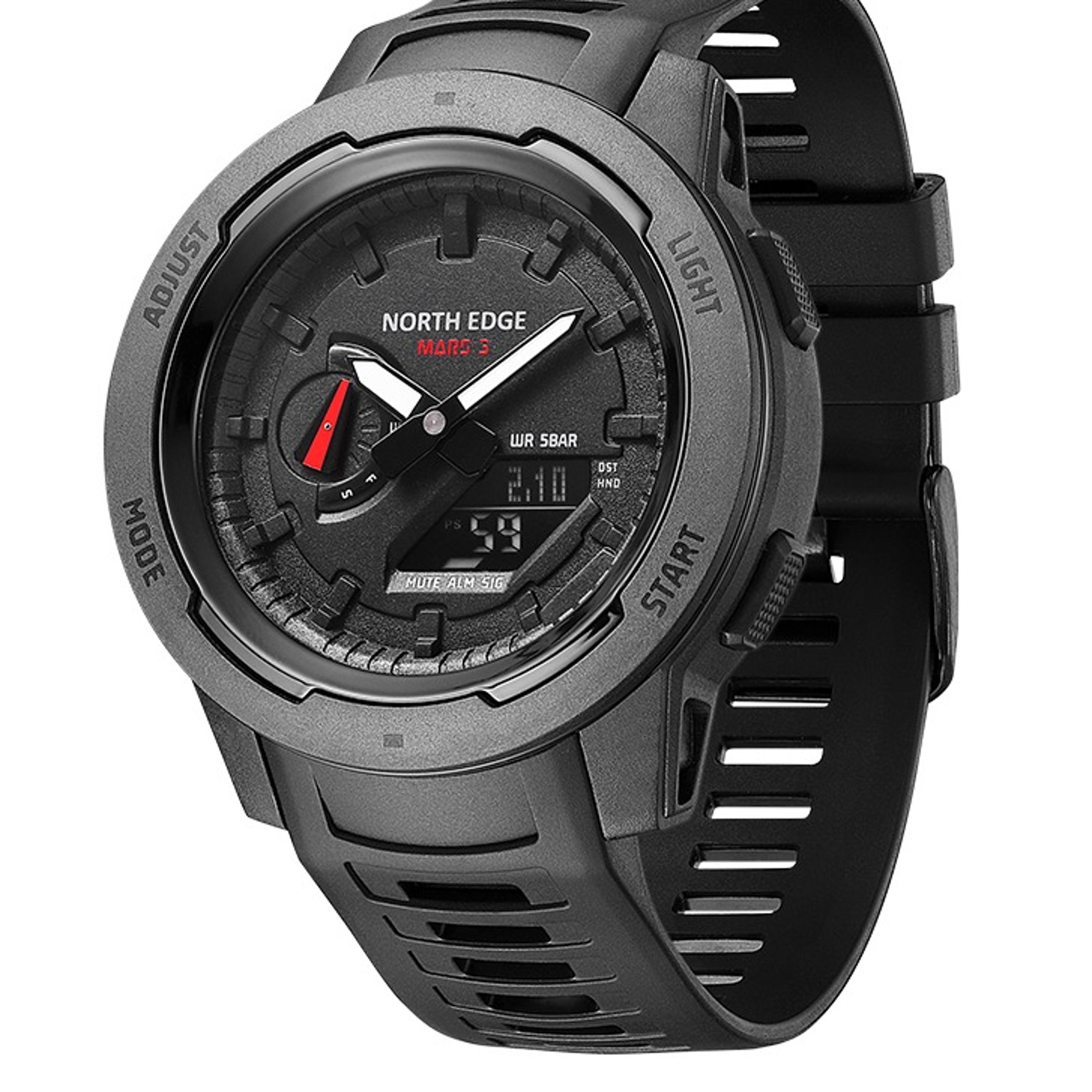 mars mens military watch carbon fiber water resistant sports watch