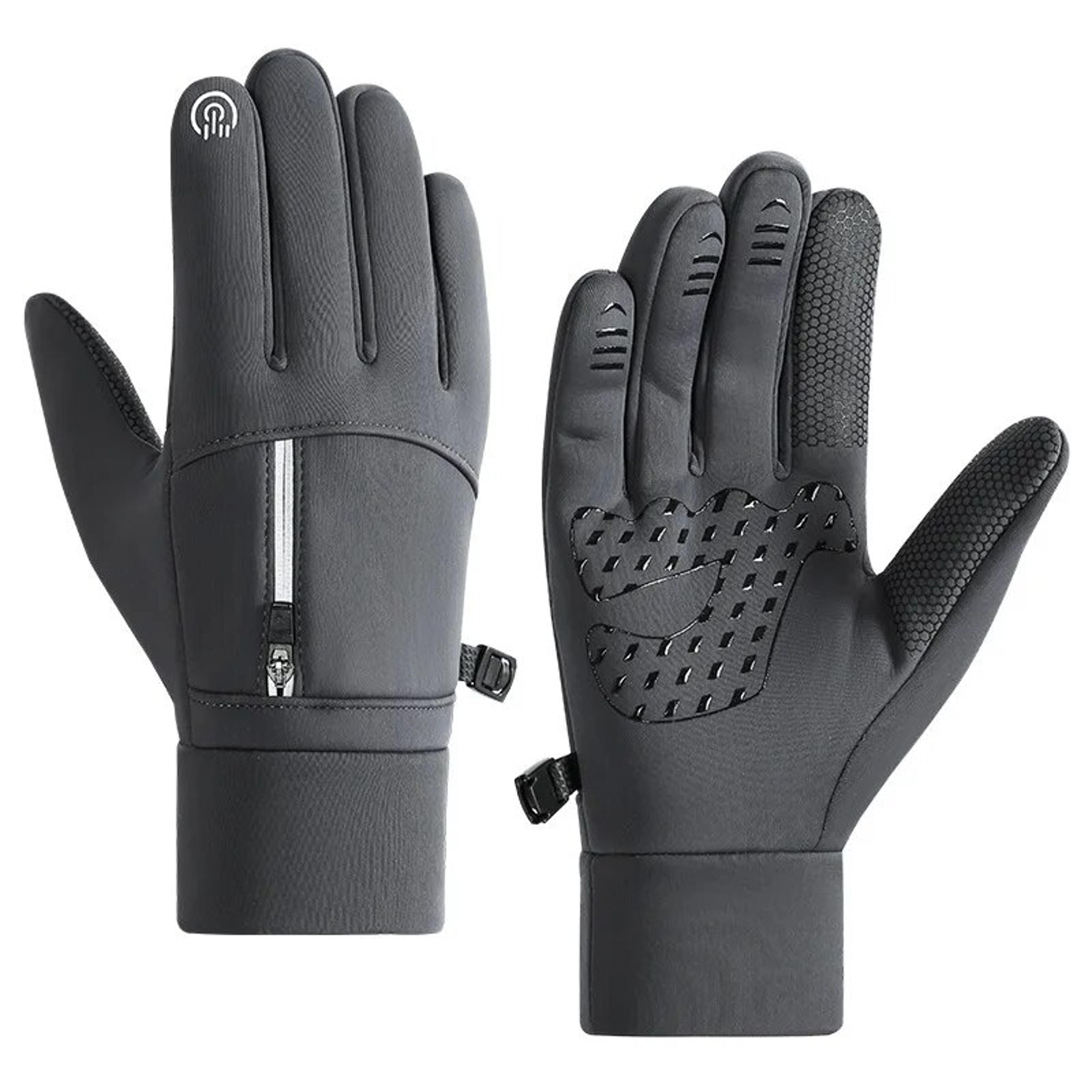 waterproof thermal winter gloves for men and women touchscreen cycling running ski gloves