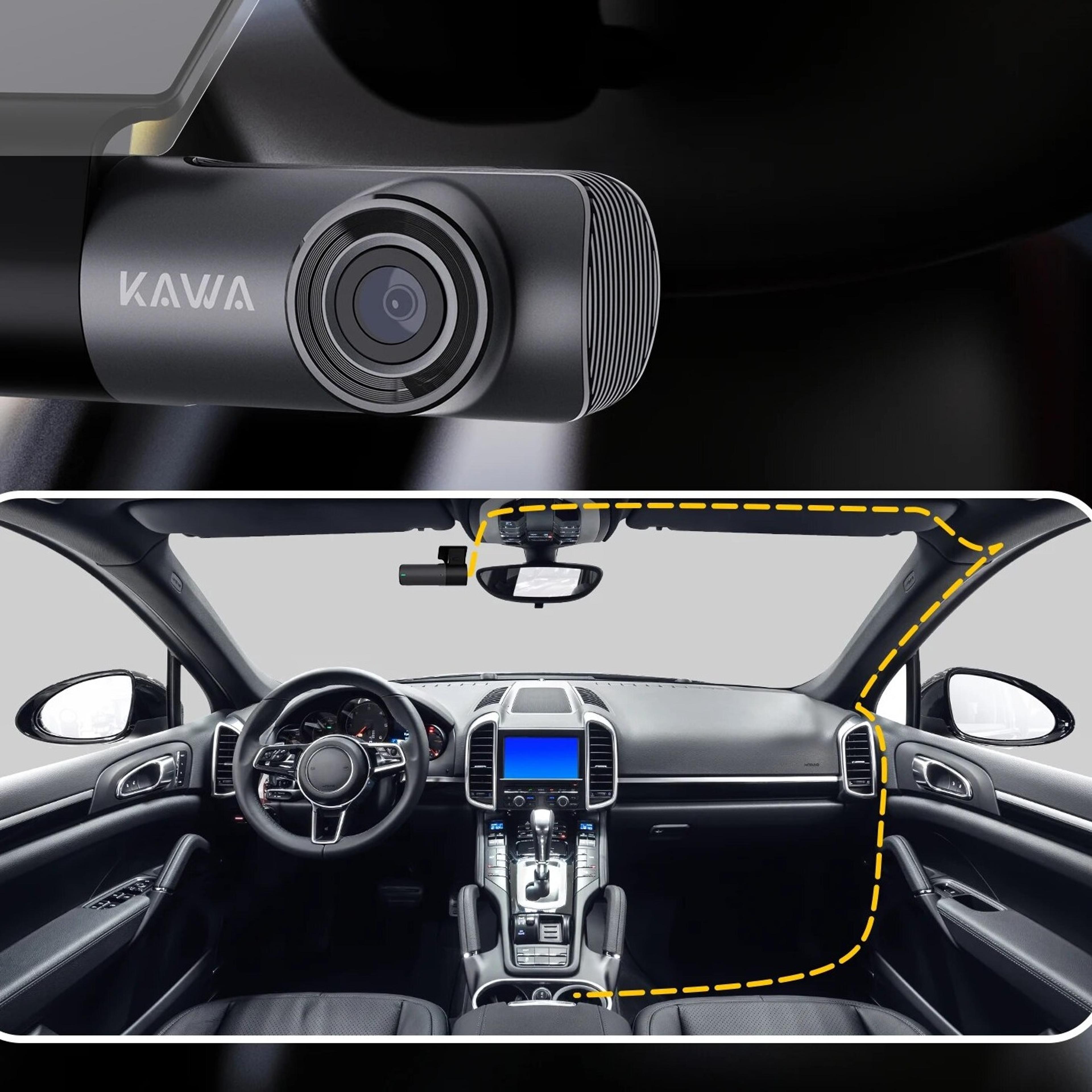 dash cam wifi car camera with voice control and night vision