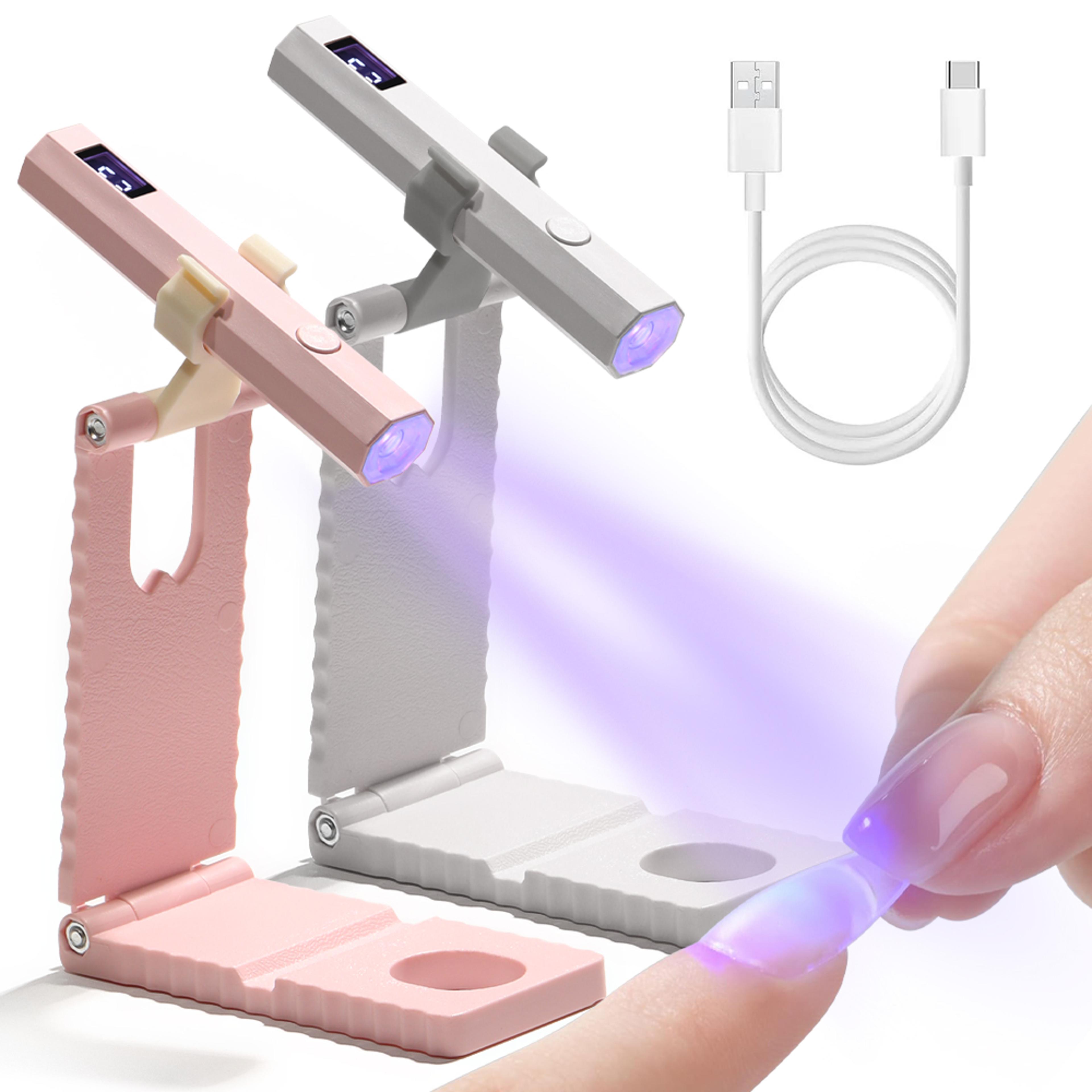 cordless nail lamp with stand rechargeable uv light for gel nails