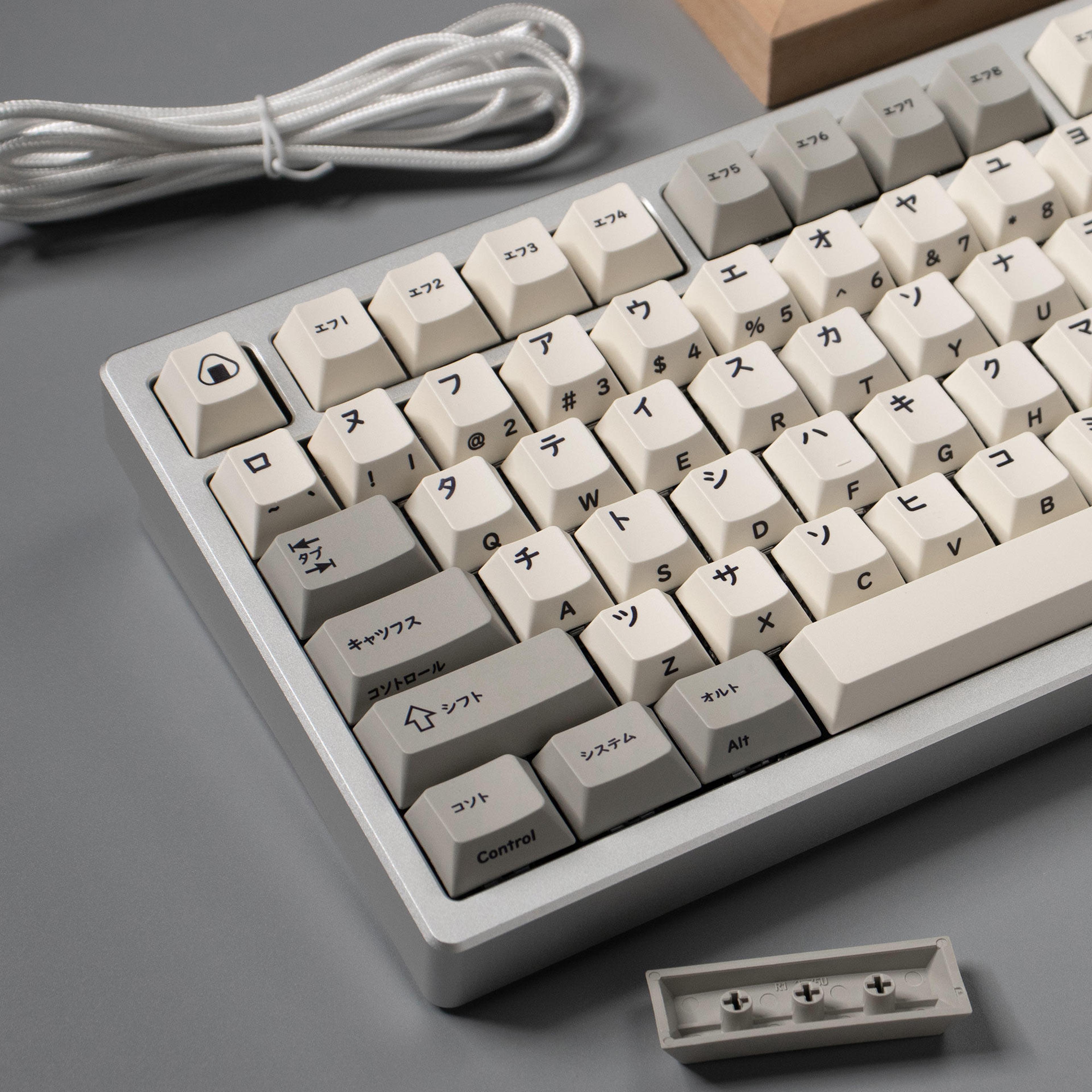 minimalist red pbt keycaps cherry profile key set for mx mechanical keyboards
